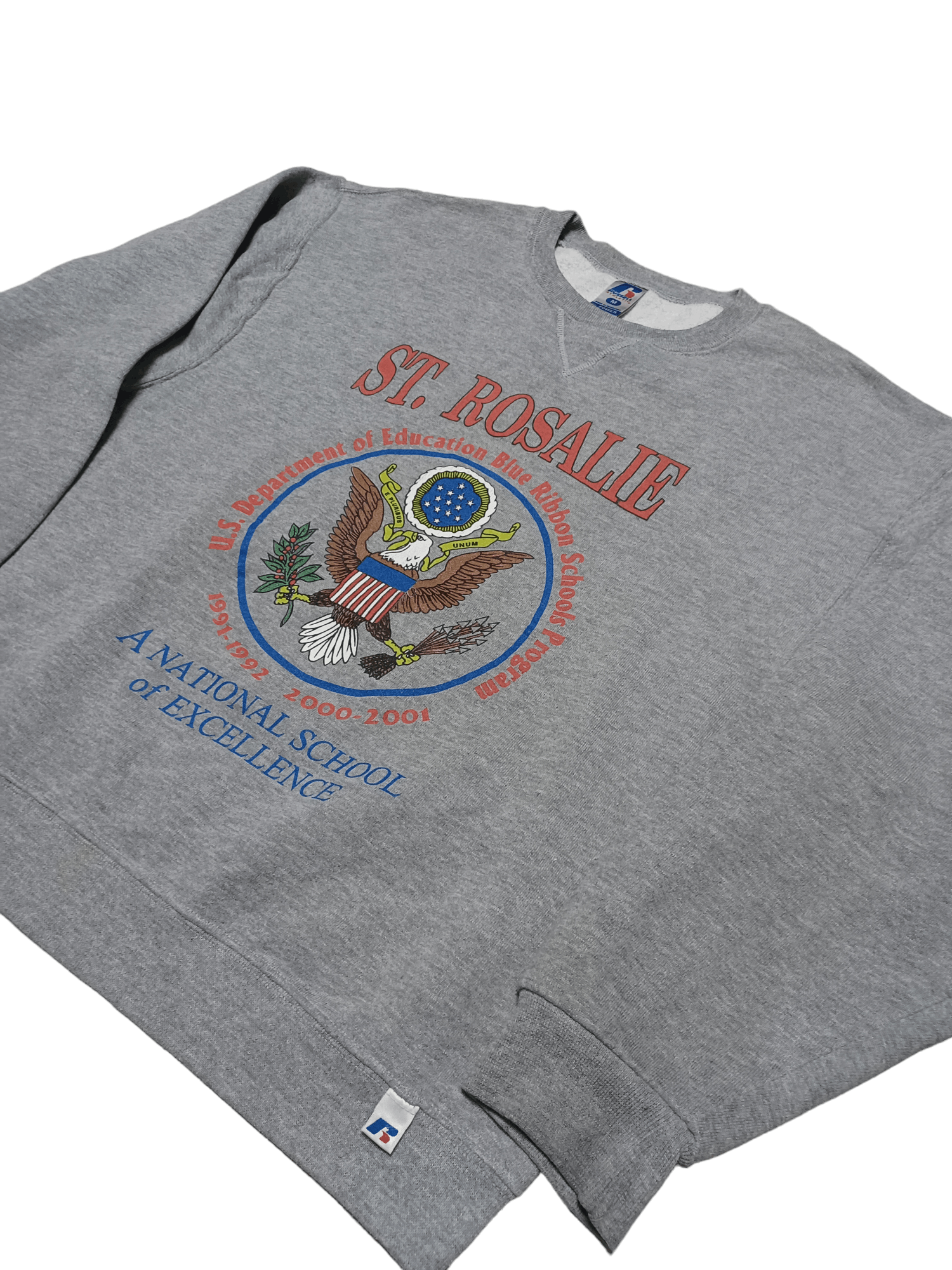 Russell Athletic 2001 RUSSELL ATHLETIC VINTAGE ST ROSALIE SCHOOL SWEATSHIRT Size US M / EU 48-50 / 2 - 2 Thumbnail