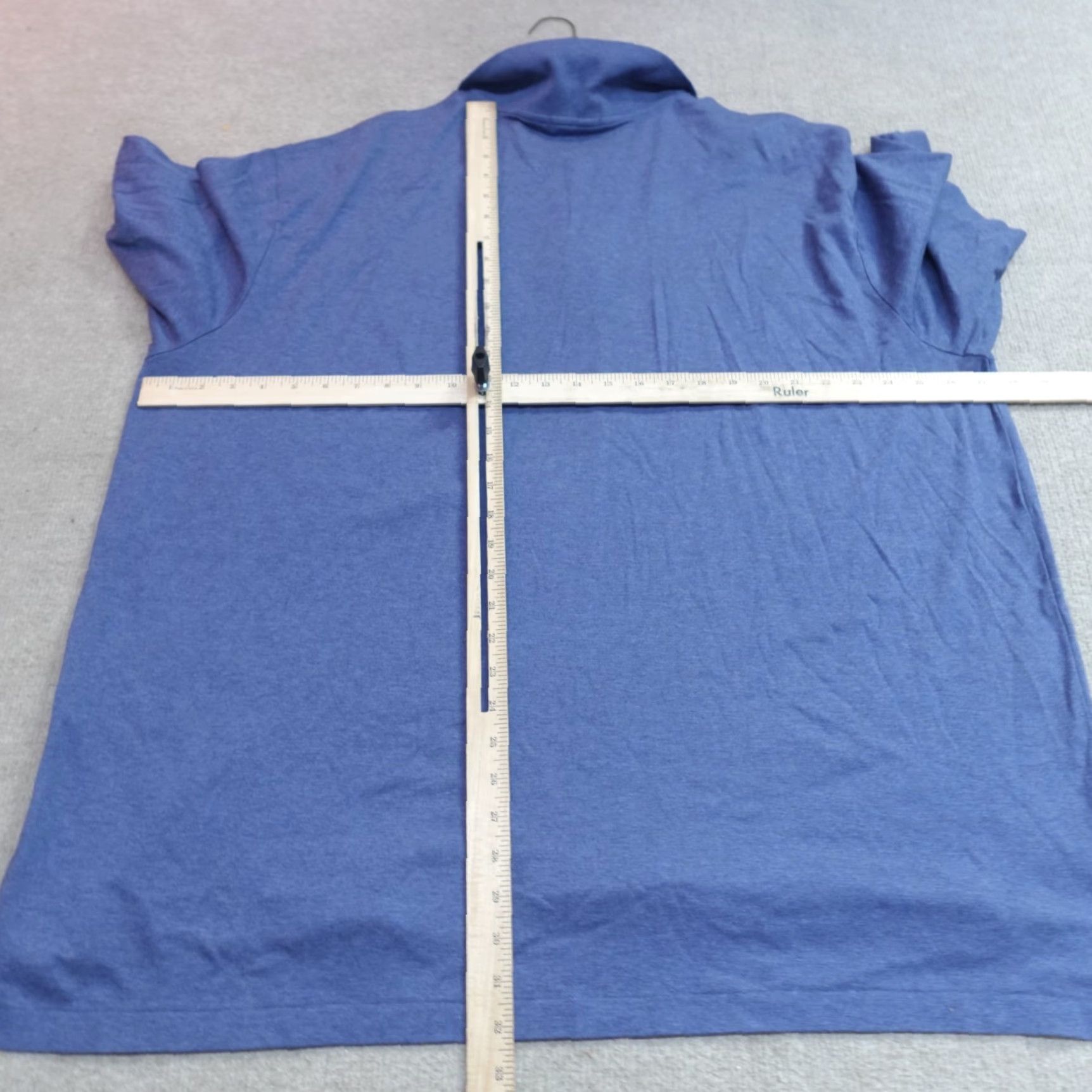 Polo Ralph Lauren Polo Ralph Lauren Polo Shirt 3XB Blue Heather Pima Soft Touch Jersey Shirt Big & Tall Men XS? 3X? Size US XXL / EU 58 / 5 - 4 Thumbnail