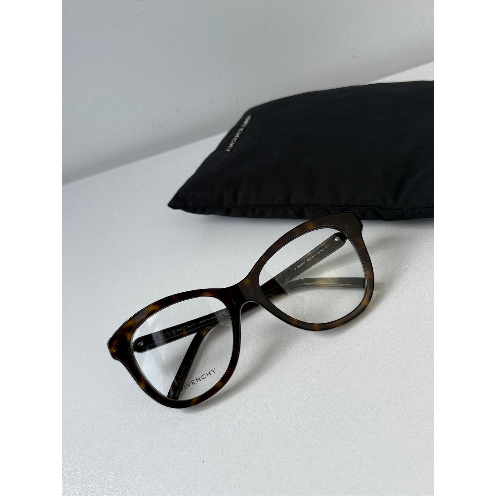 Givenchy NEW Givenchy GV50089I Cat Eye Pearl Brown Crystal Frames Size ONE SIZE - 2 Thumbnail