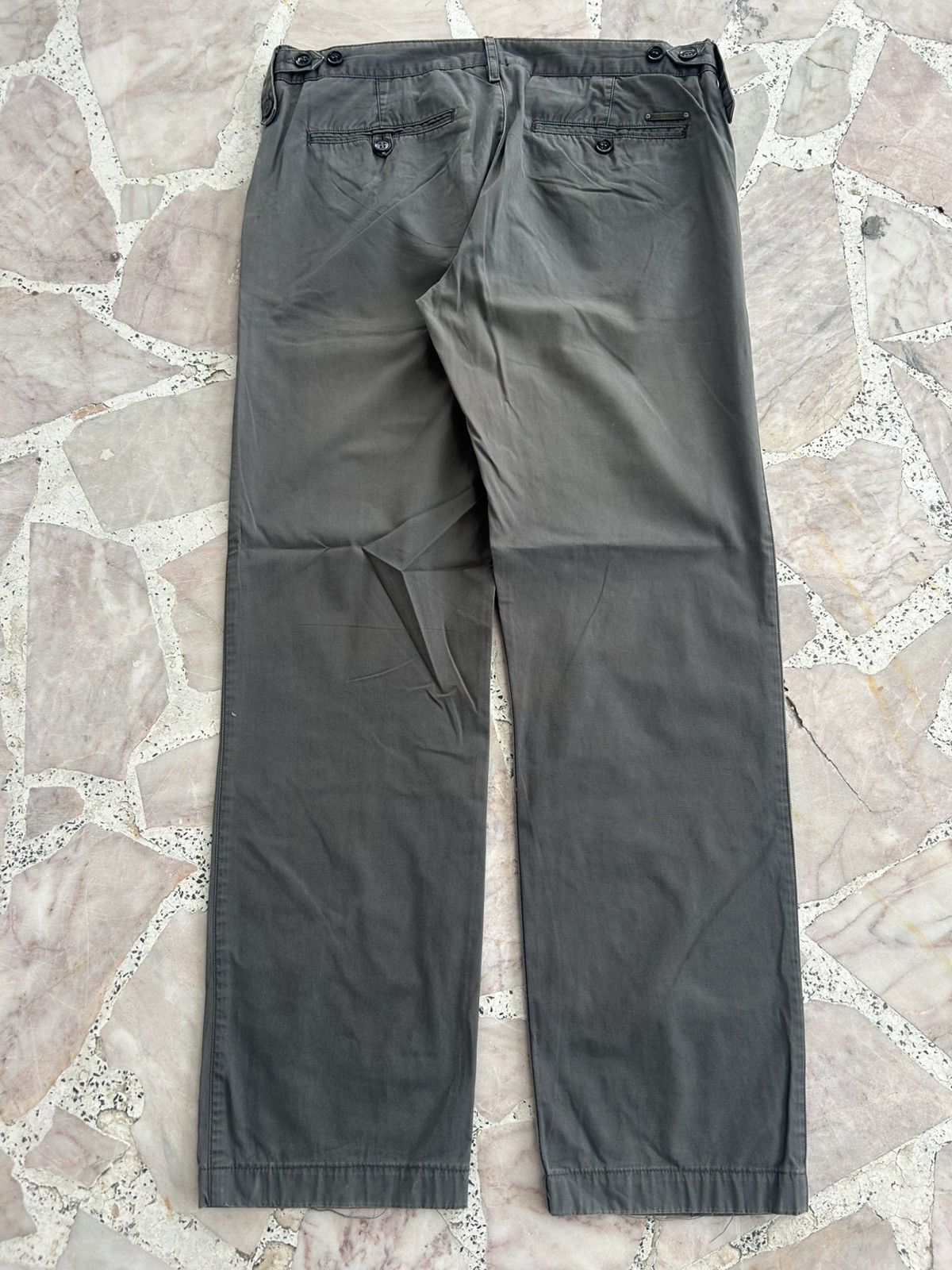 Burberry Burberry Brit Italy Vintage Green Trousers Size US 30 / EU 46 - 2 Thumbnail
