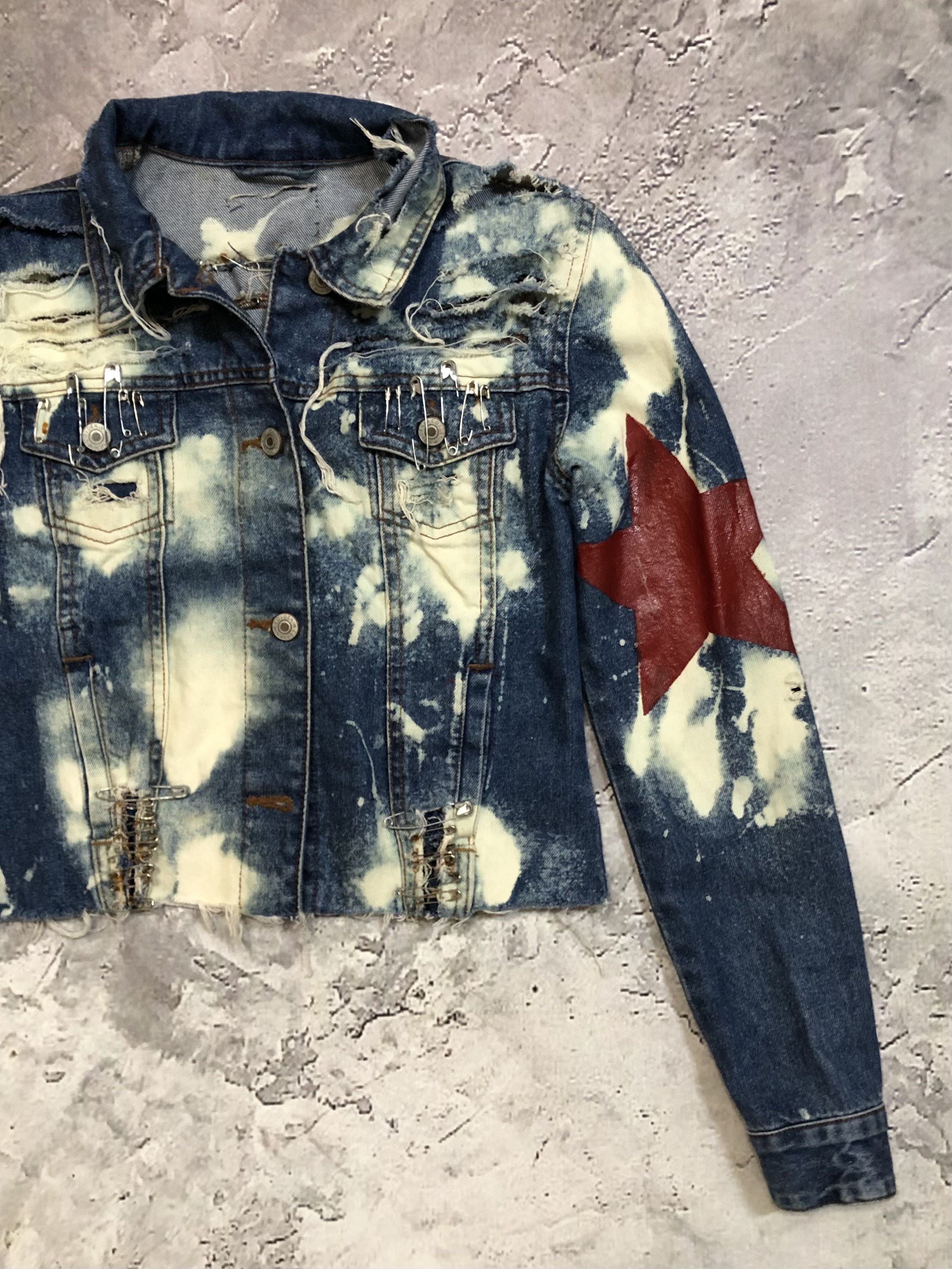 Hysteric Glamour Vintage Distressed Denim Jaket Size XXS / US 00 / IT 34 - 3 Thumbnail