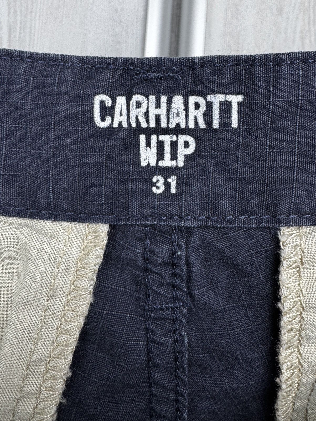 Carhartt Wip Carhartt WIP Dark Blue Regular Cargo Shorts Size US 31 - 10 Thumbnail