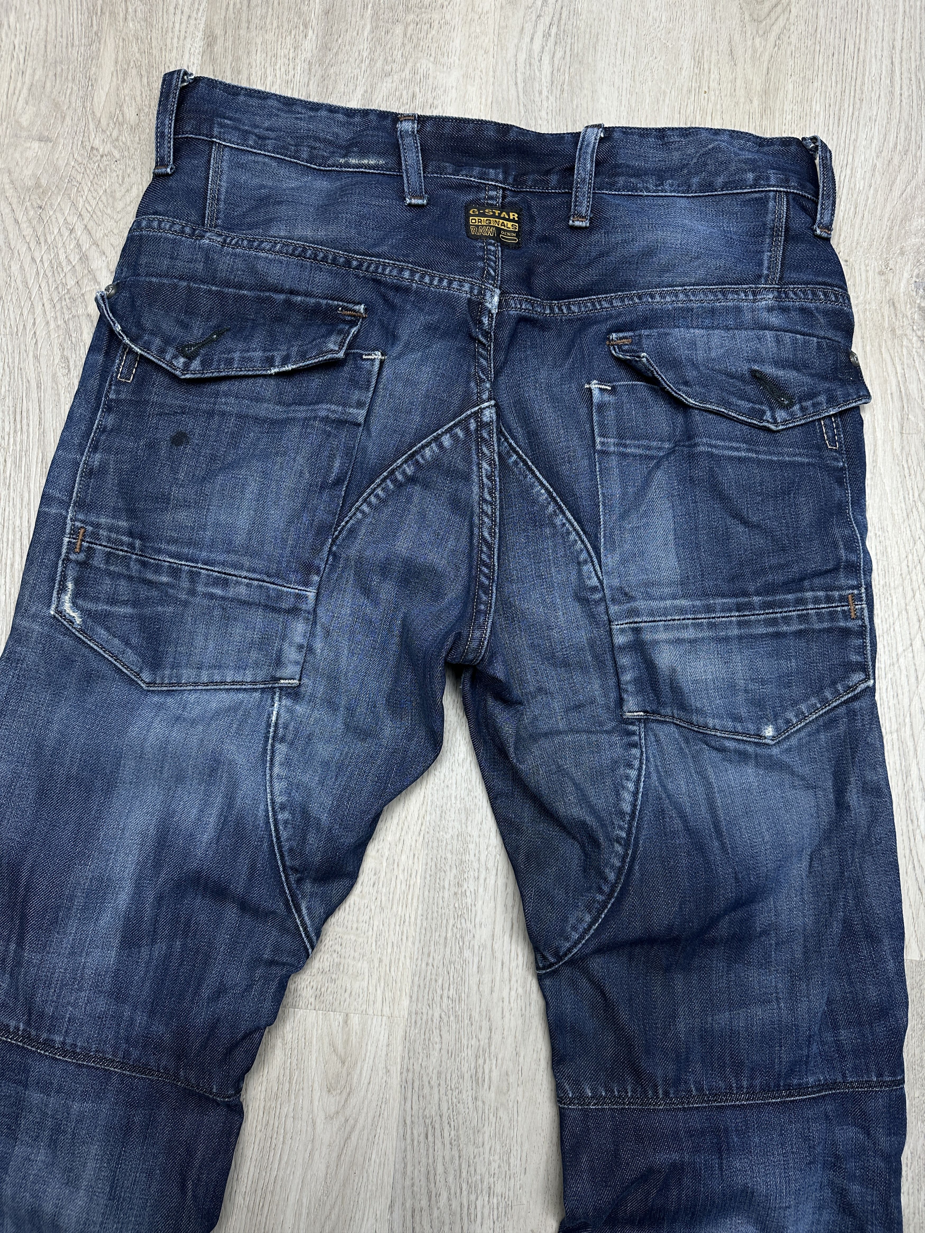 G-Star G Star Raw Mens General Tapered Denim Pants Double Knee Y2K Size US 32 / EU 48 - 8 Thumbnail