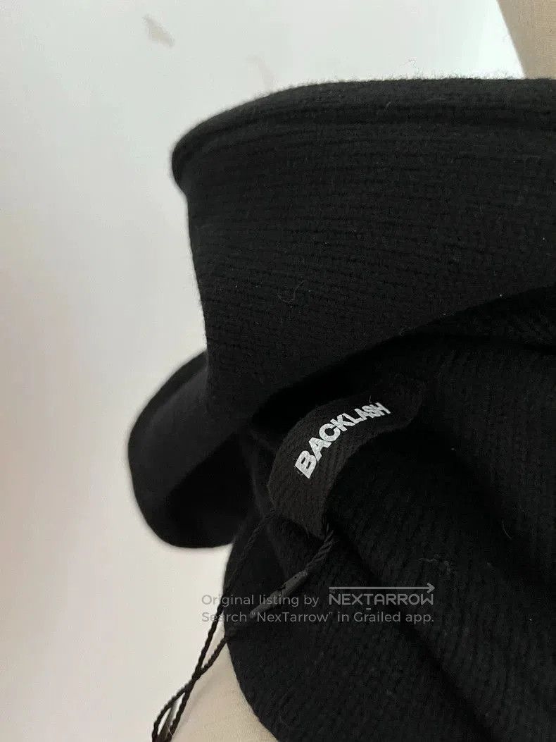 Isaac Sellam Experience ISAMUKATAYAMA BACKLASH Knit Hooded Neck Cover Hat. Size ONE SIZE - 6 Thumbnail
