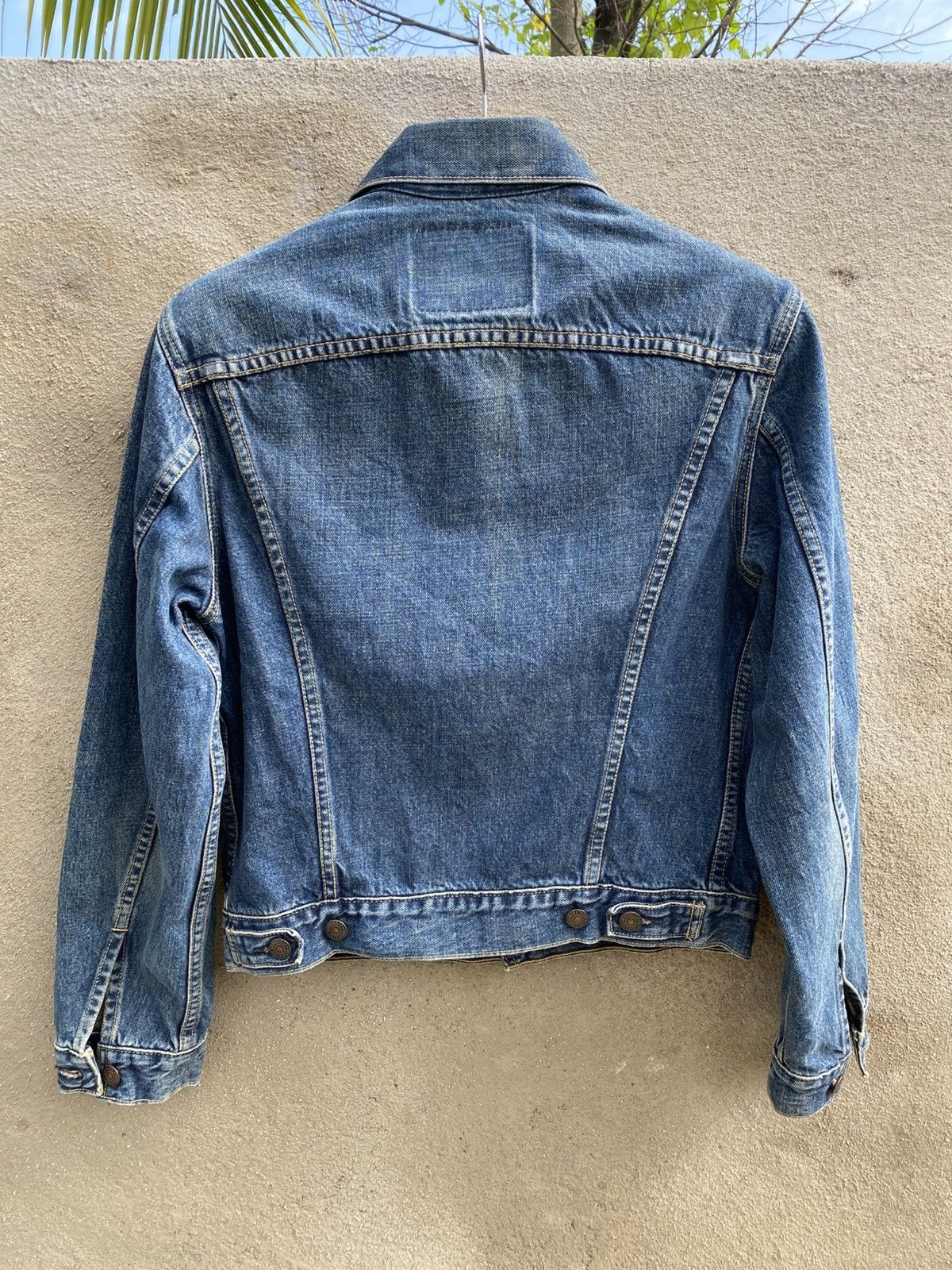 Levi's × Levi's Vintage Clothing × Vintage size 36 vintage levi's trucker denime big E jacket Size US S / EU 44-46 / 1 - 2 Thumbnail