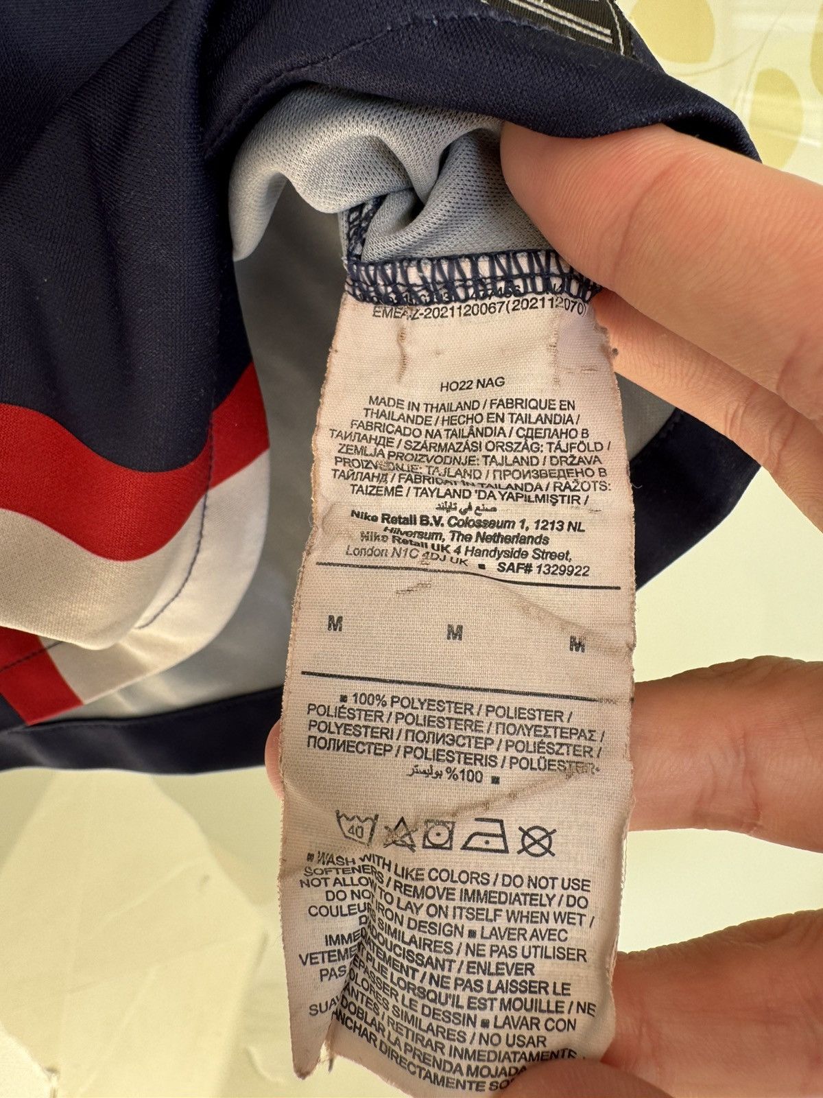 Nike PSG 2022-2023 Home Soccer Jersey Football Kit Shirt Size US M / EU 48-50 / 2 - 15 Thumbnail