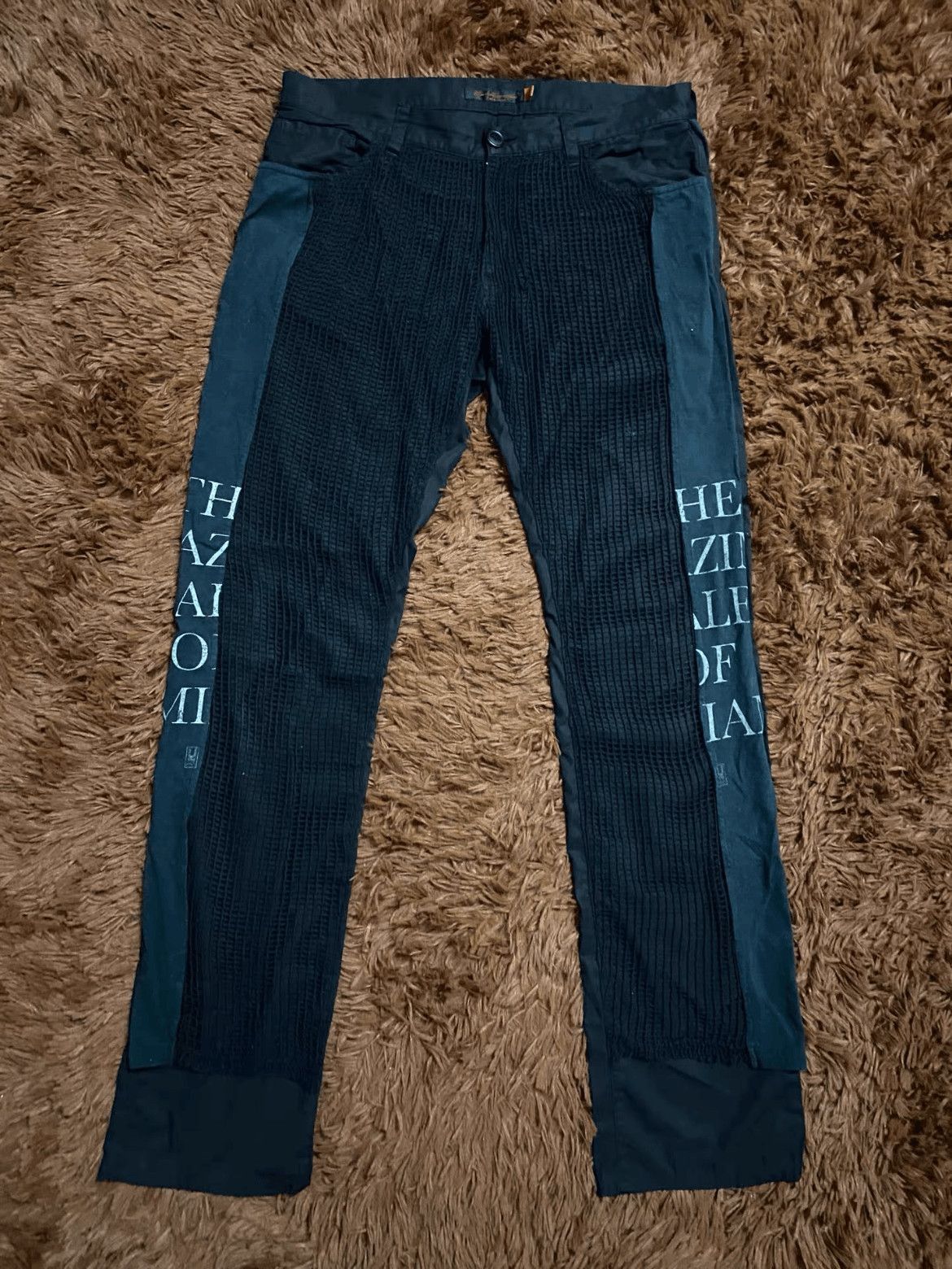 Undercover Sz 3 Undercover 06SS T-period Slogan Pants-2508 Size US 31 - 1 Thumbnail