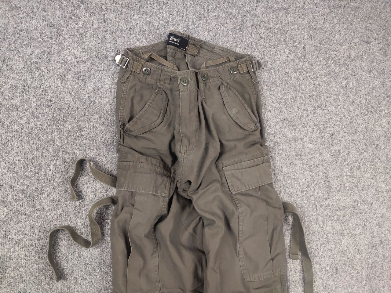 Japanese Brand Vintage Brandit M-65 Cargo Baggy Pants Military Japan Y2K Size US 32 / EU 48 - 5 Thumbnail