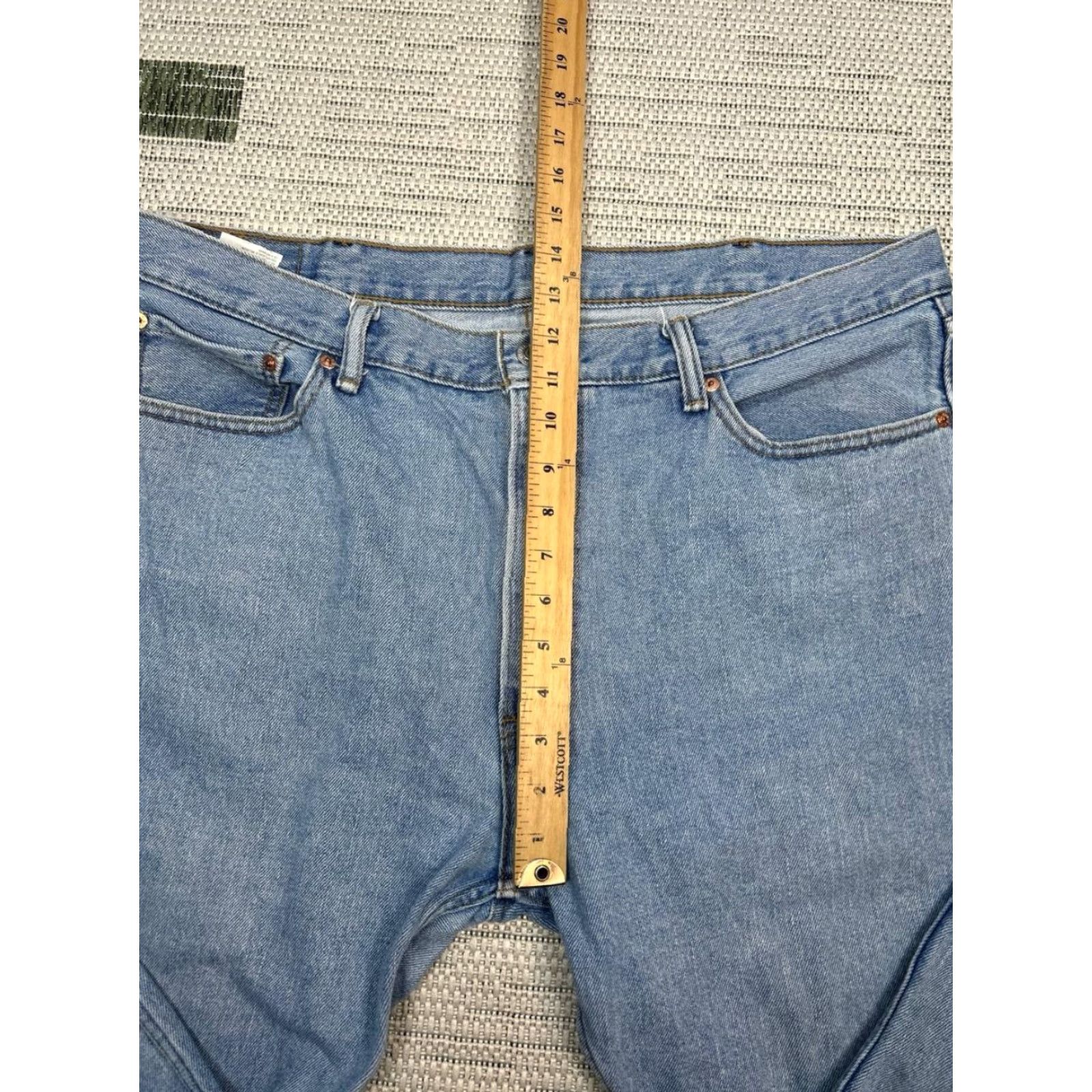 Levi's Levis 505 Jeans Mens Regular Straight Denim Blue 39x29 Cotton High Rise 40 Jeans Levi's 505 Mens Regular Straight Blue Denim Cotton High Rise 39x29 Size US 40 / EU 56 - 5 Thumbnail