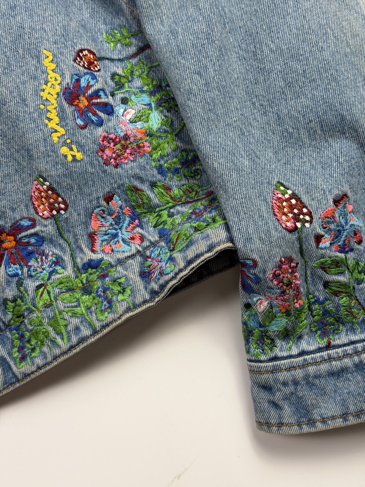 Louis Vuitton SS22 FLORAL EMBROIDERED DENIM JACKET Size US L / EU 52-54 / 3 - 5 Thumbnail