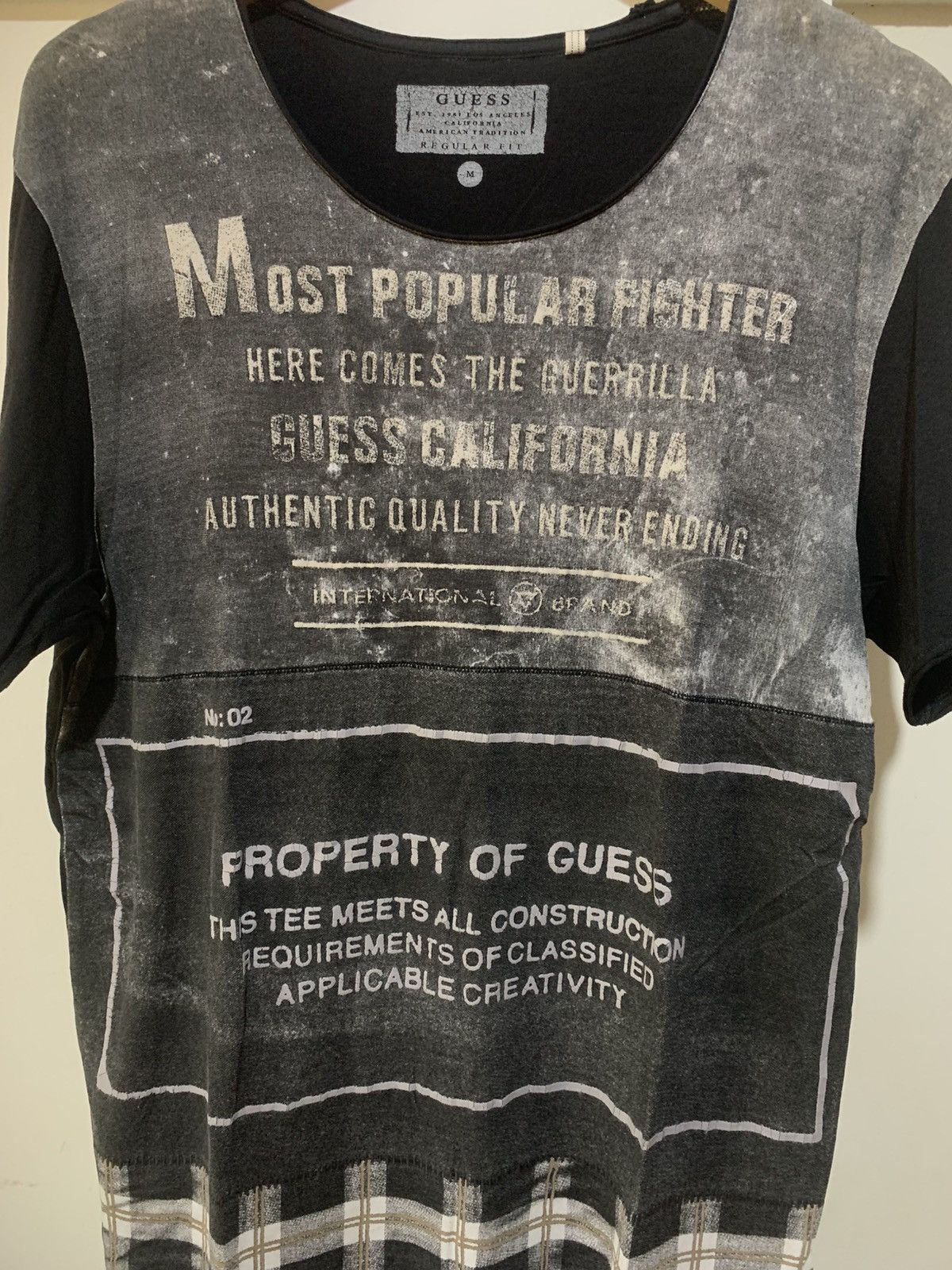 Guess GUESS Poem Tee Shirt Size US M / EU 48-50 / 2 - 5 Thumbnail