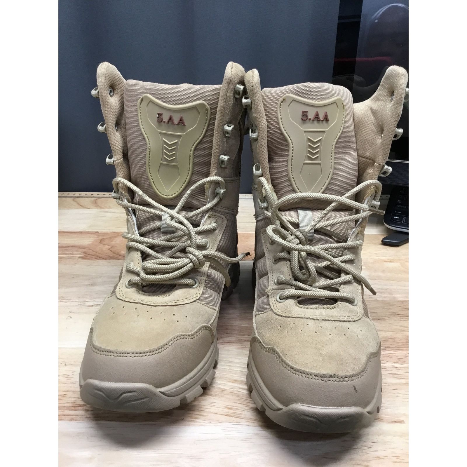 Other Unzhuo Make 5.11 Beige Leather Ankle Tactical Boots Mens 6.5 Size US 6.5 / EU 39-40 - 1 Thumbnail