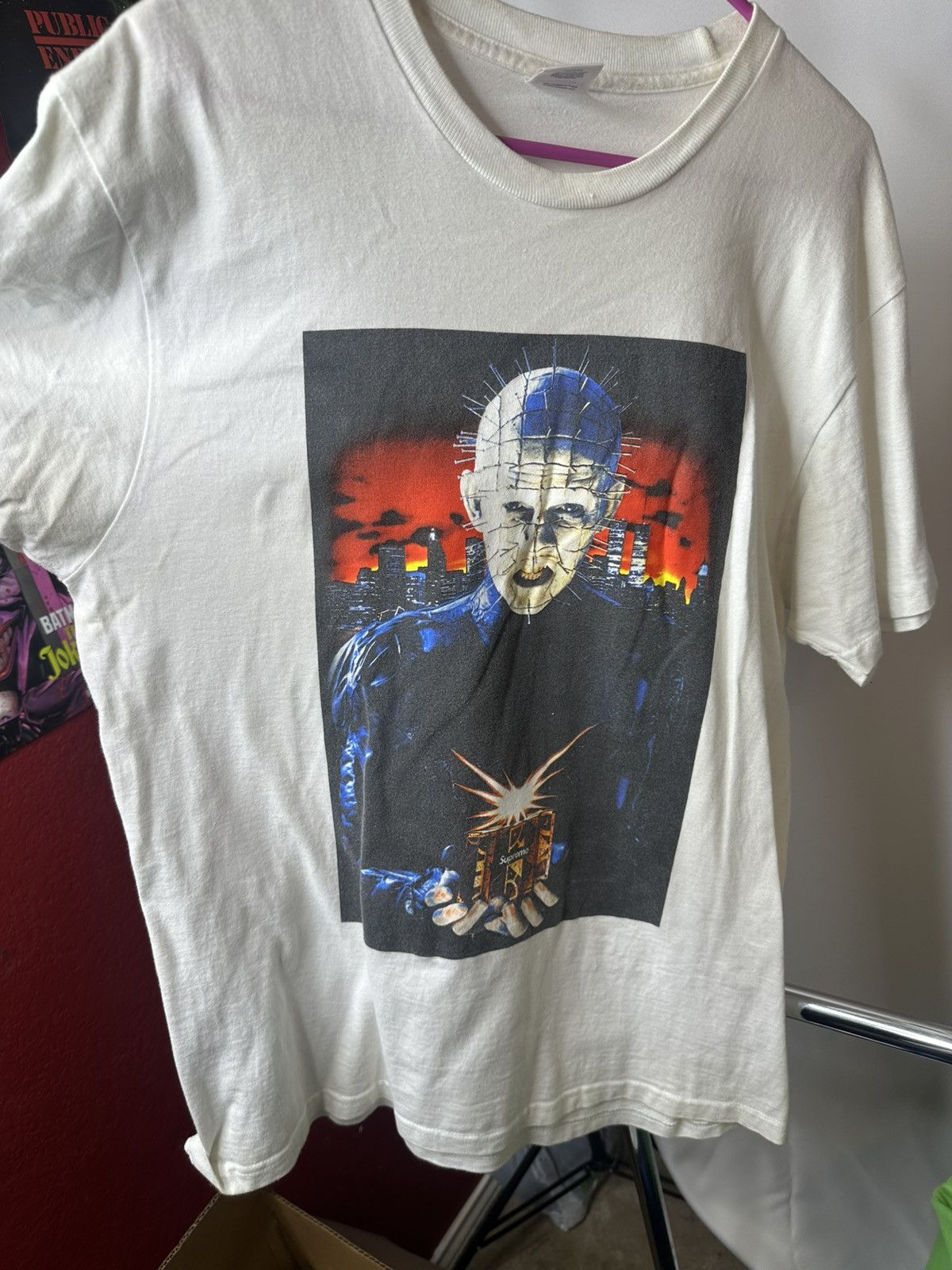 Supreme Supreme Hellraiser Hell on Earth tee - White Size US L / EU 52-54 / 3 - 2 Thumbnail