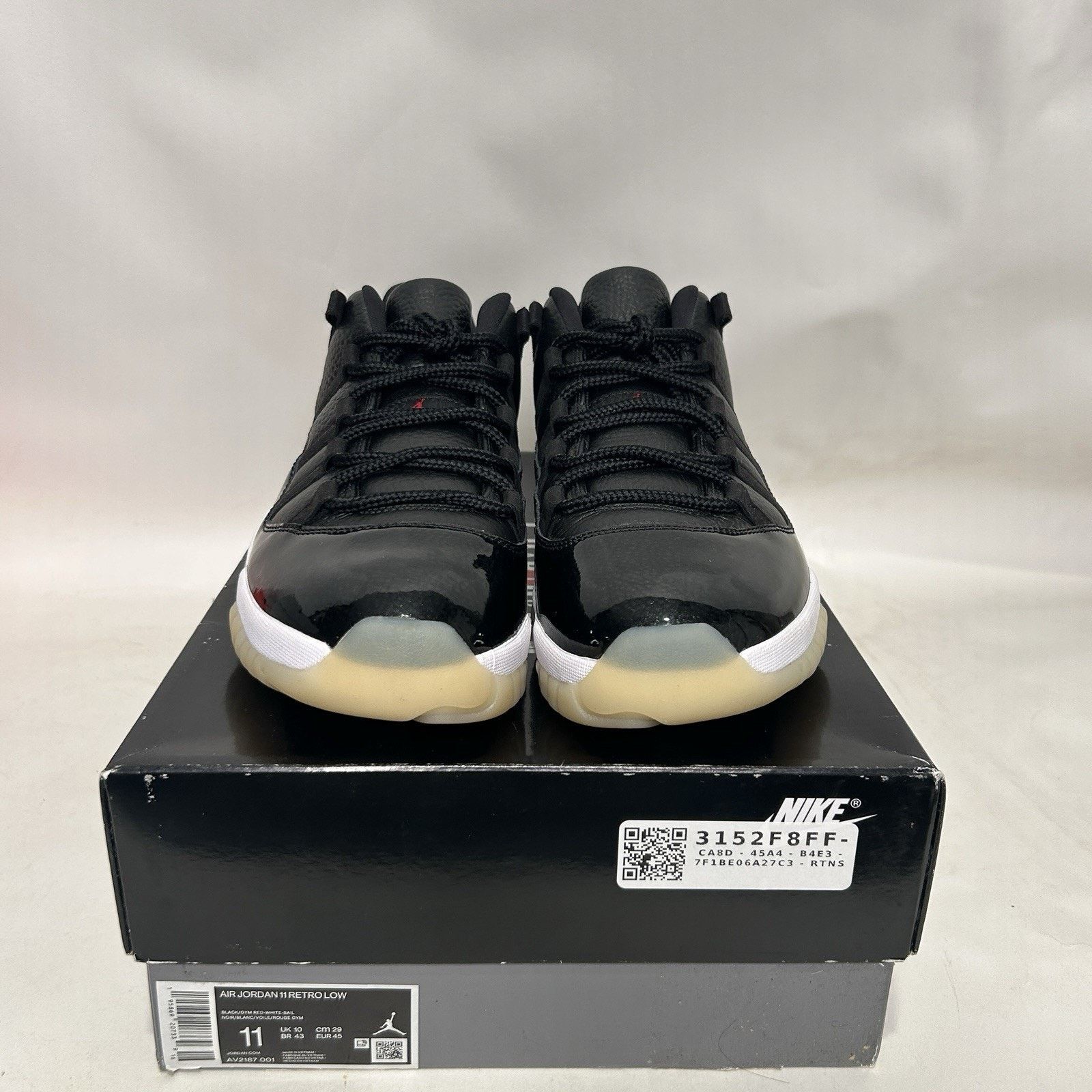 Jordan Brand Nike Air Jordan 11 Retro Low OG “72-10” Size US 11 / EU 44 - 2 Thumbnail