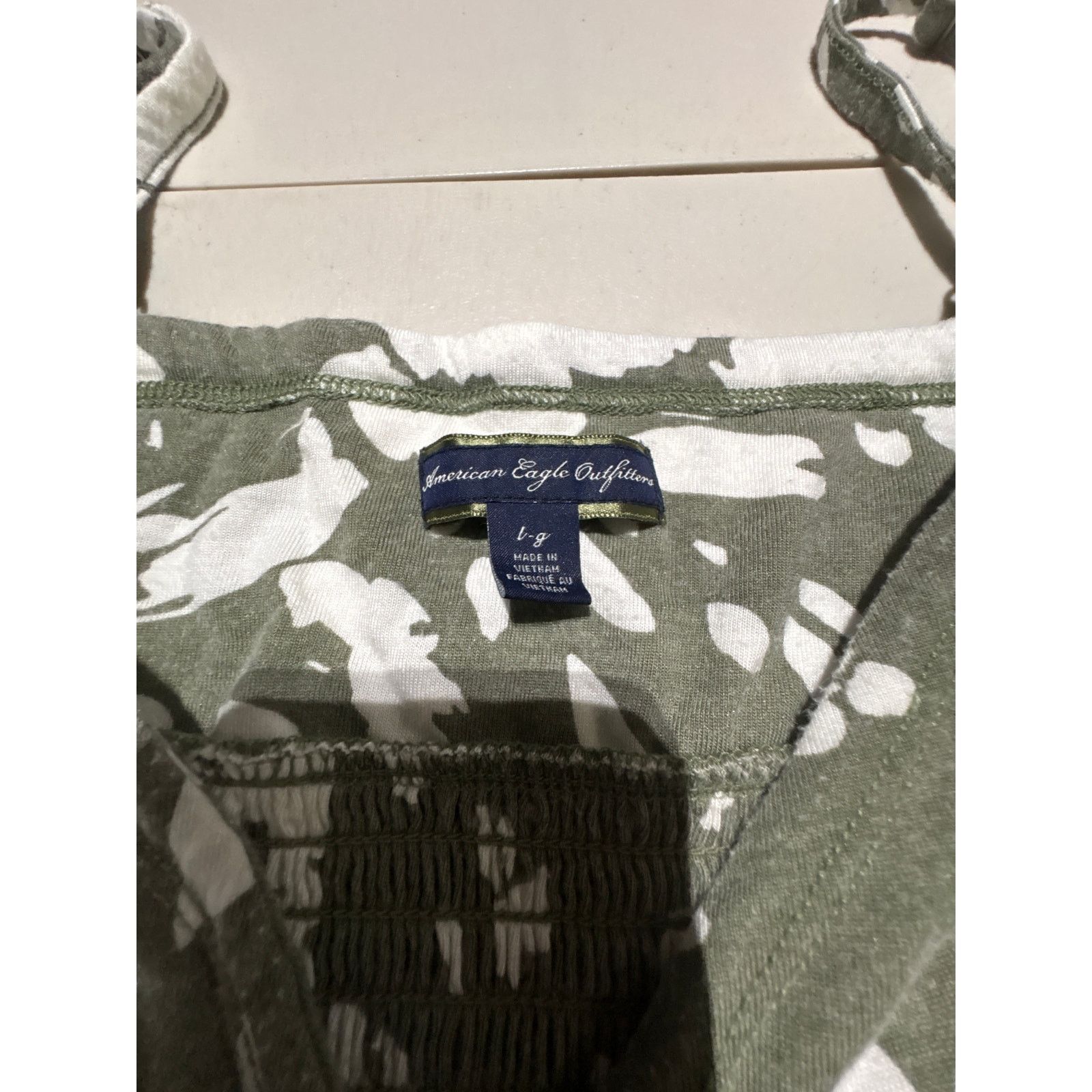 American Eagle Outfitters American Eagle Outfitters Women’s Large Green Sundress Size L / US 10 / IT 46 - 3 Thumbnail