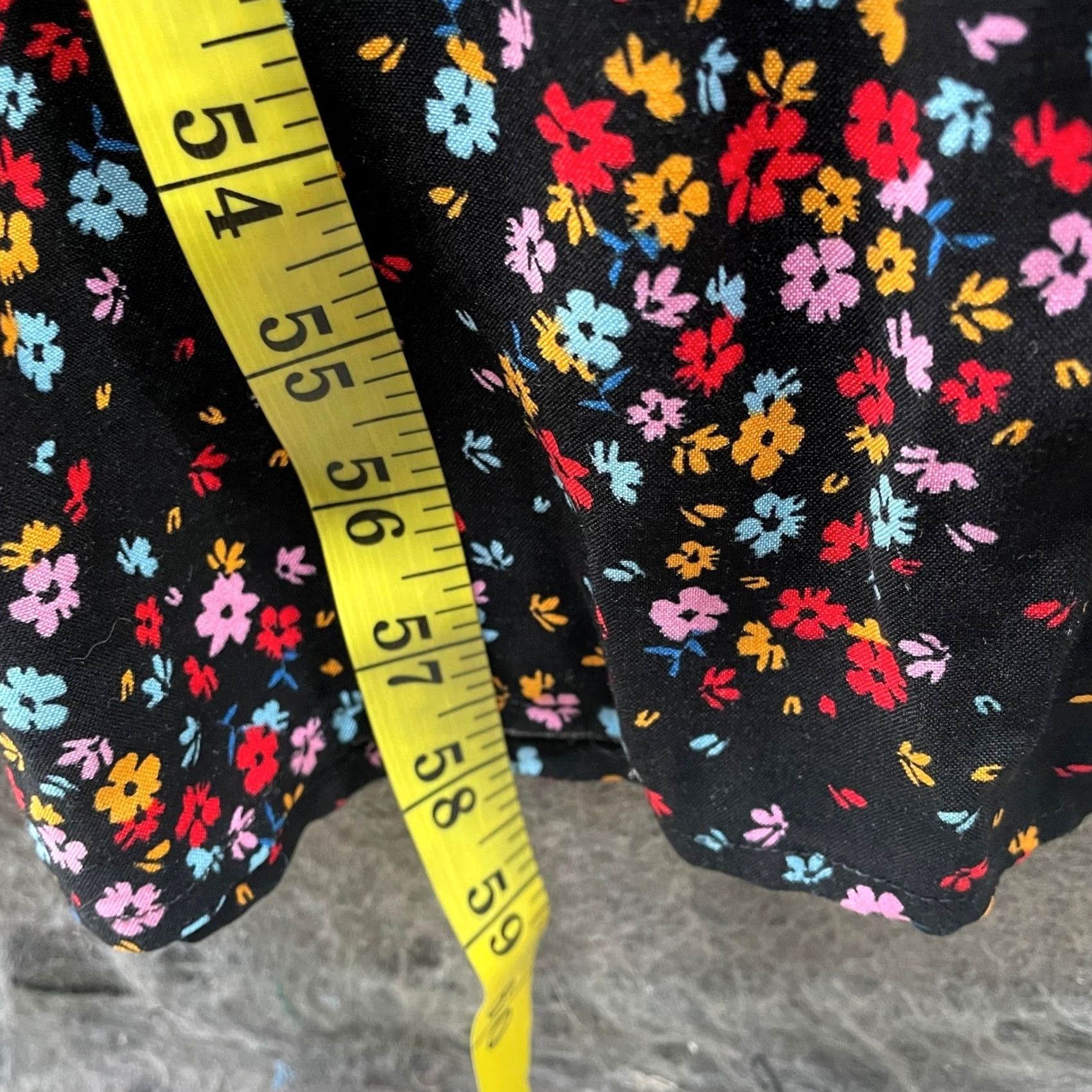 Vintage Kingston Grey Dress Womens M Black NWT Maxi Floral Sleeveless Ruffle Neck Size M / US 6-8 / IT 42-44 - 6 Thumbnail