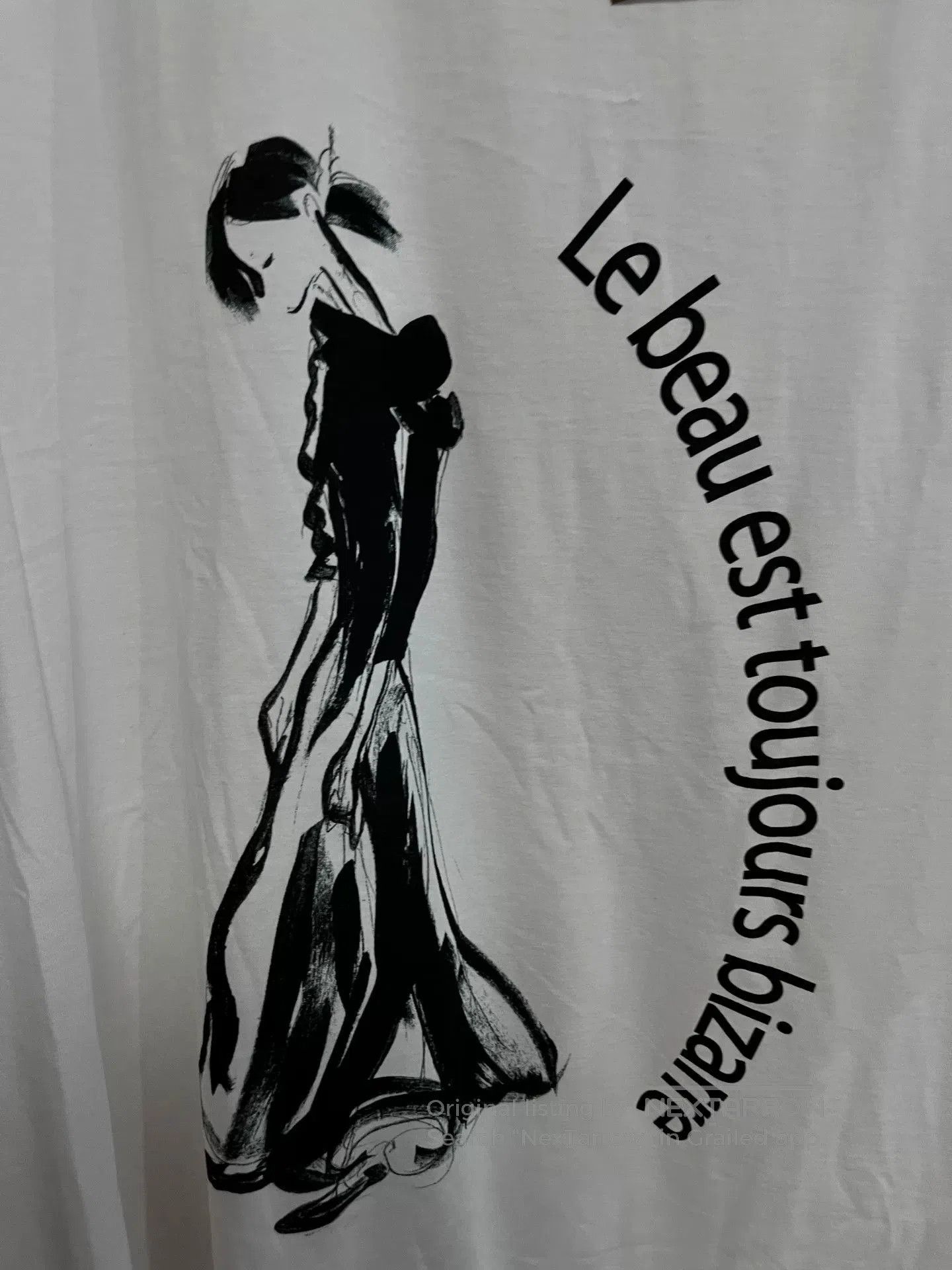 Yohji Yamamoto Yohji Yamamoto Printed White T-shirt. Size US L / EU 52-54 / 3 - 3 Thumbnail