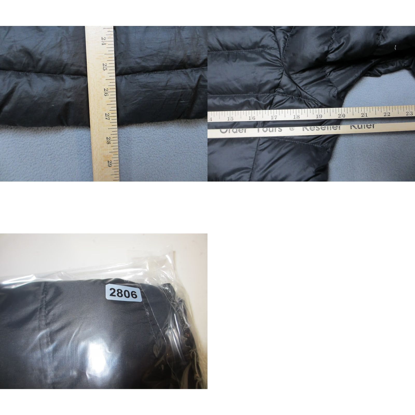 Vintage REI Jacket Womens Medium Black Puffer Down Nylon Full Zip Mock Neck Outdoor Logo Size M / US 6-8 / IT 42-44 - 8 Thumbnail
