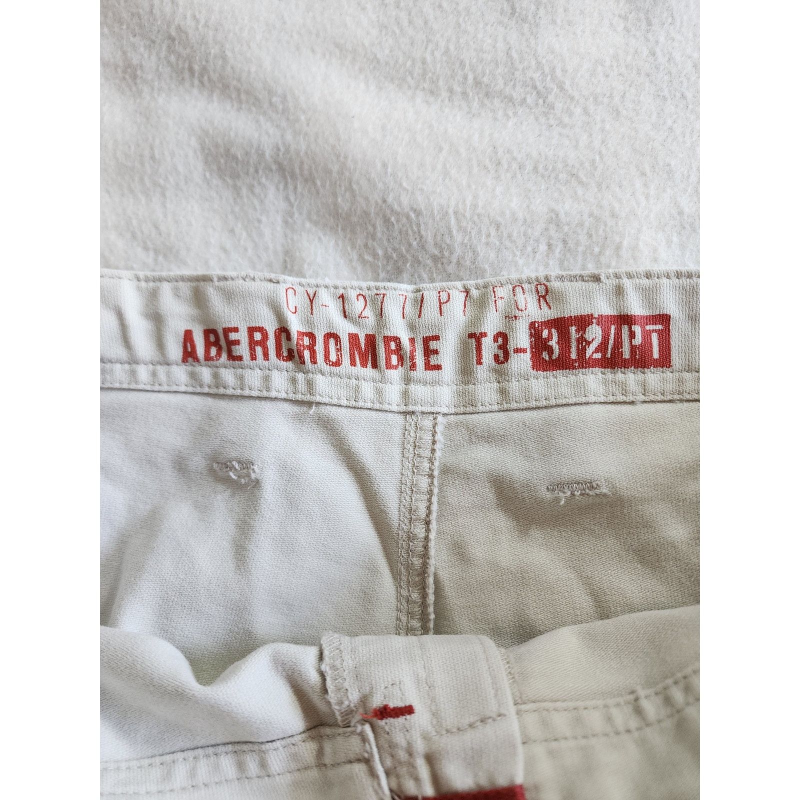 Abercrombie & Fitch Vtg Y2K Abercrombie & Fitch Cargo Shorts M Low Rise Khaki Size 30" / US 8 / IT 44 - 5 Thumbnail