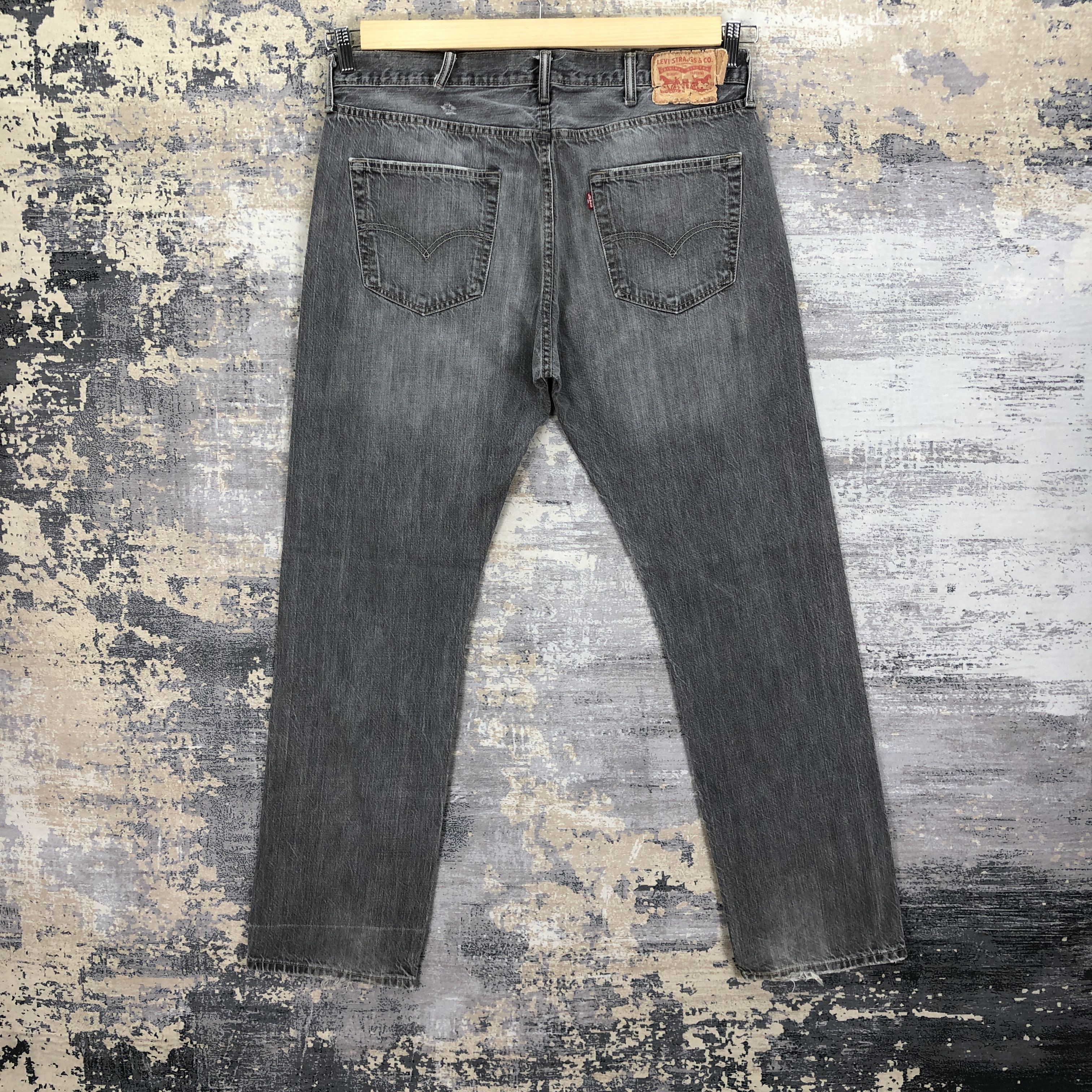 Levi's × Vintage Vintage Levis 501 Faded Black Jeans Levi's Ash Gray Denim Size US 36 / EU 52 - 2 Thumbnail