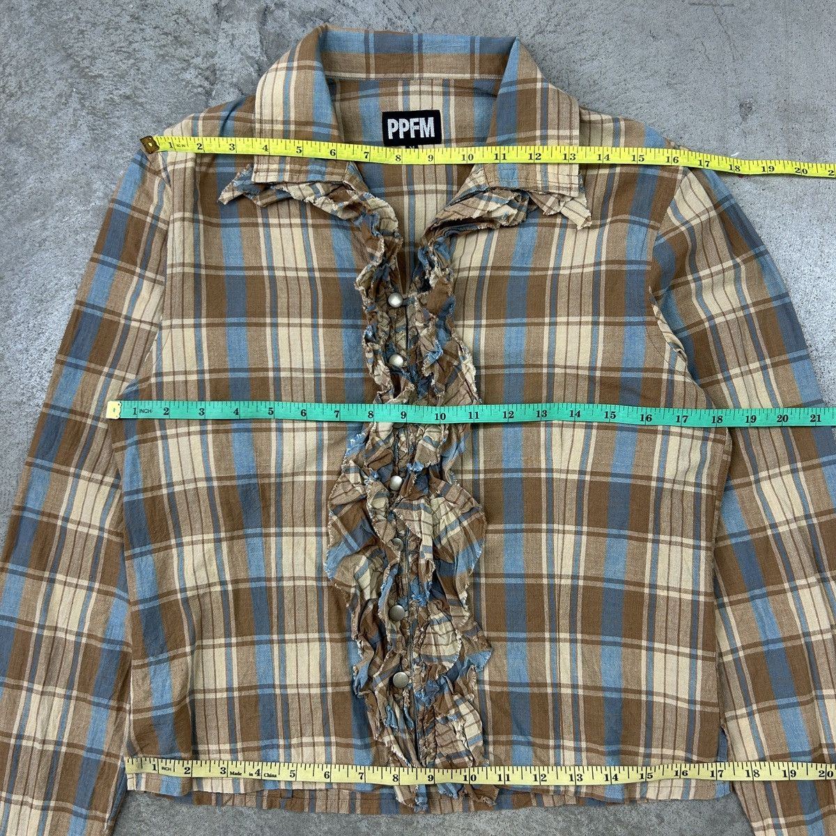 Japanese Brand × Vintage PPFM - Laced Blouse Size M / US 6-8 / IT 42-44 - 17 Thumbnail