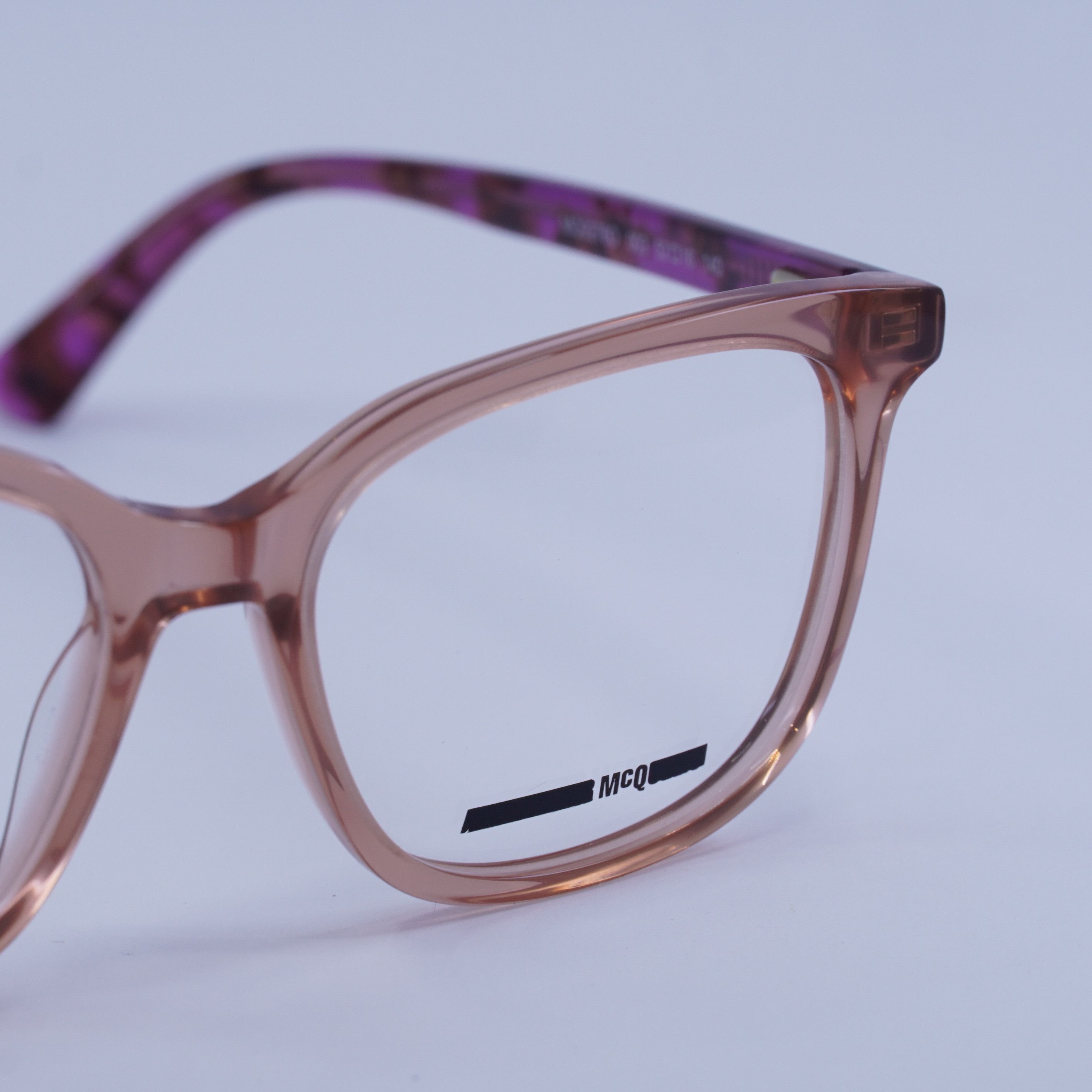 McQ Alexander McQueen McQ by Alexander McQueen MQ0276O 003 Eyeglasses Pink 52 Size ONE SIZE - 2 Thumbnail