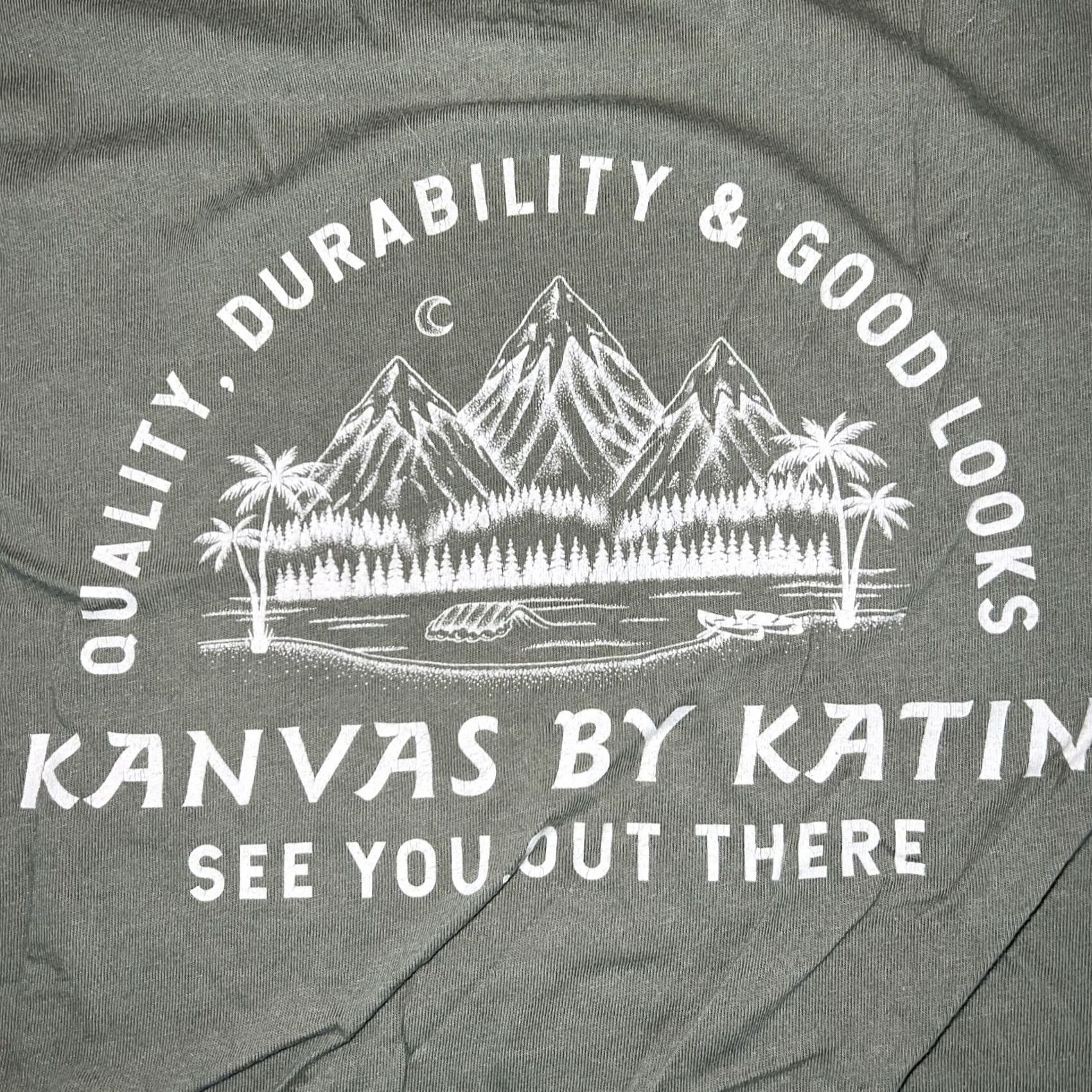 Katin VINTAGE Katin Shirt Surfer M Green Crew Neck Short Sleeve Limited Edition Kanvas See You Out There Surfers Men Size US M / EU 48-50 / 2 - 6 Thumbnail