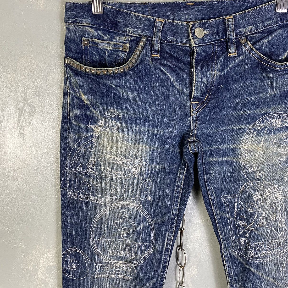 Hysteric Glamour Hysteric Glamour Studded Skinny Jeans Size 30" / US 8 / IT 44 - 4 Thumbnail