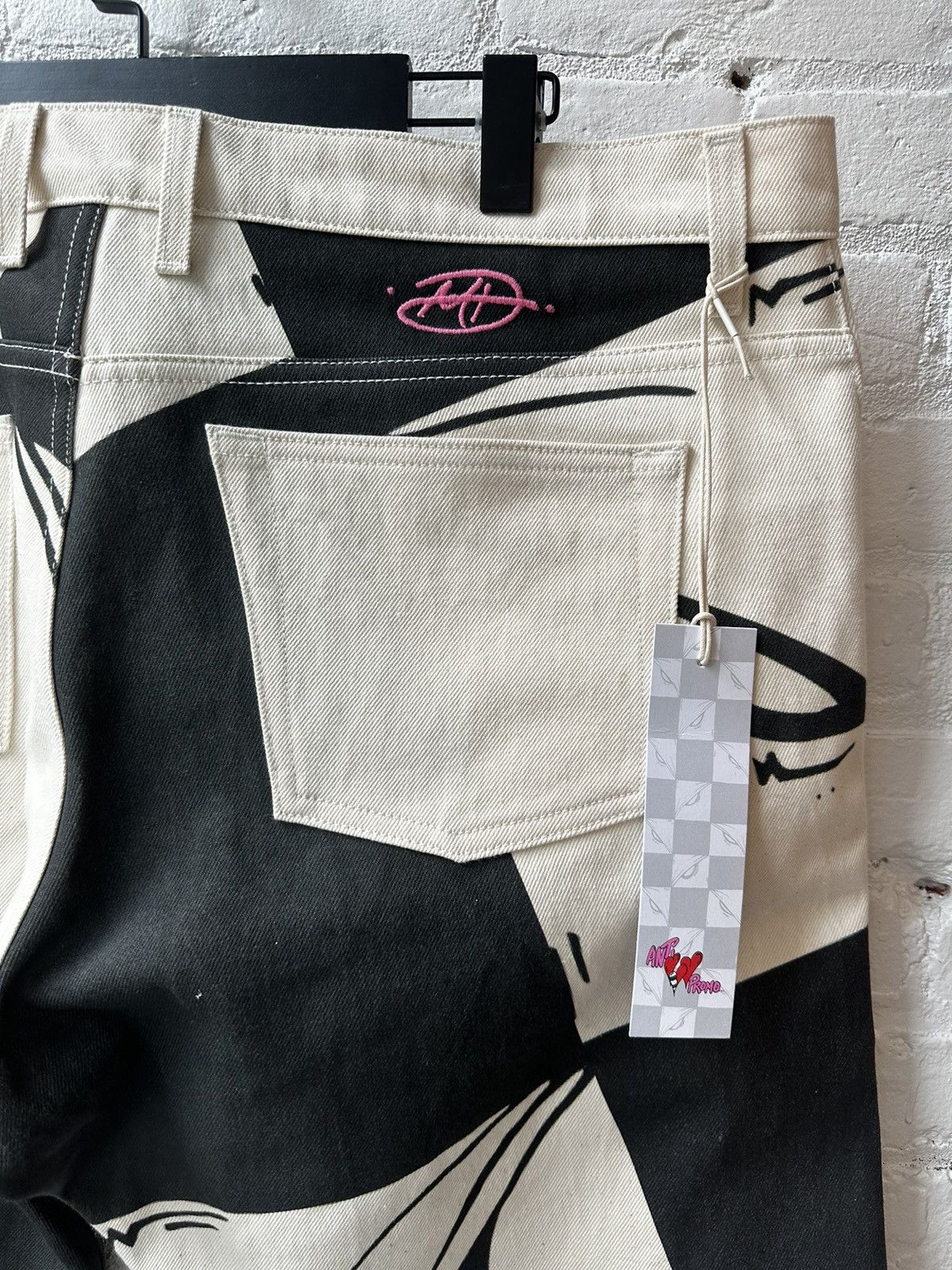 Matty Boy MATTY BOY 99 EYES WHITE BLACK CHECKERED JEANS NYC SIZE 38 Size US 38 / EU 54 - 7 Thumbnail