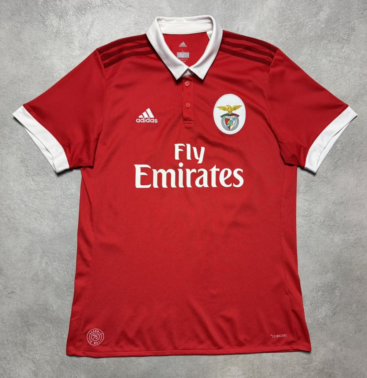 Adidas Benfica 2017 2018 Home Shirt Jersey Adidas #66 Ruben Dias Size US L / EU 52-54 / 3 - 1 Thumbnail