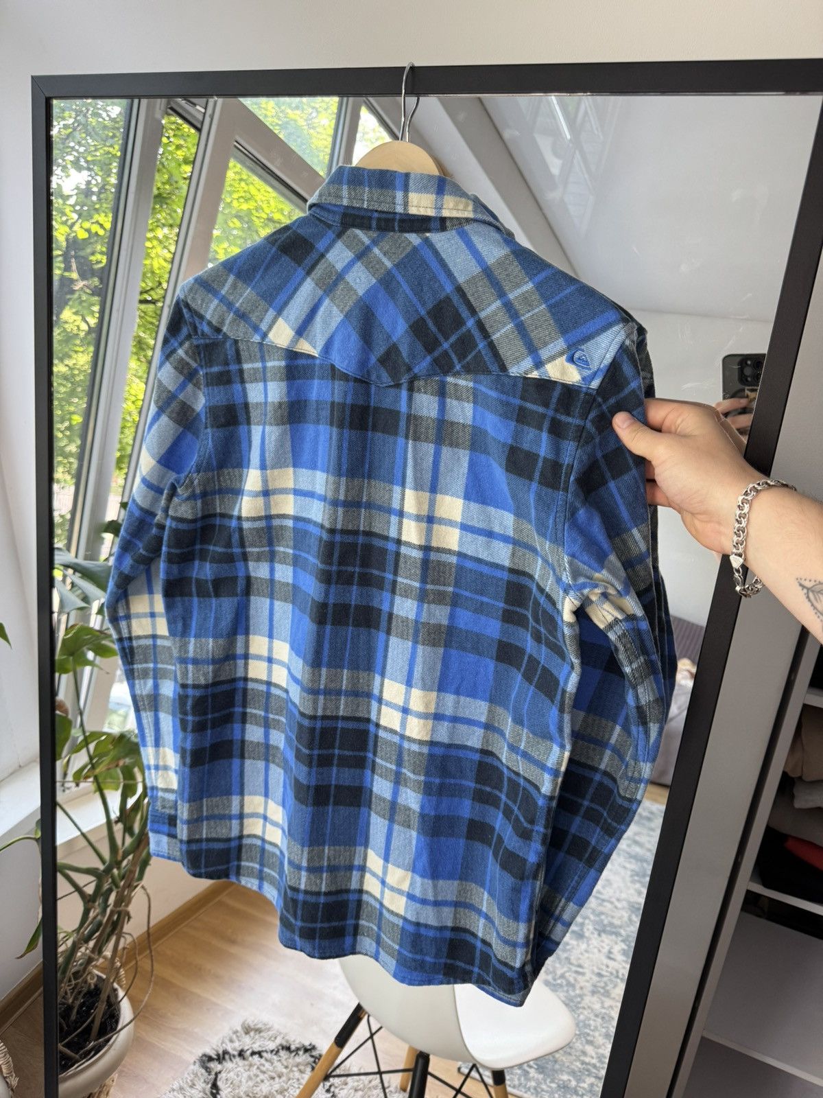 Quiksilver QuikSilver vintage flannel over shirt size M Size US M / EU 48-50 / 2 - 7 Thumbnail