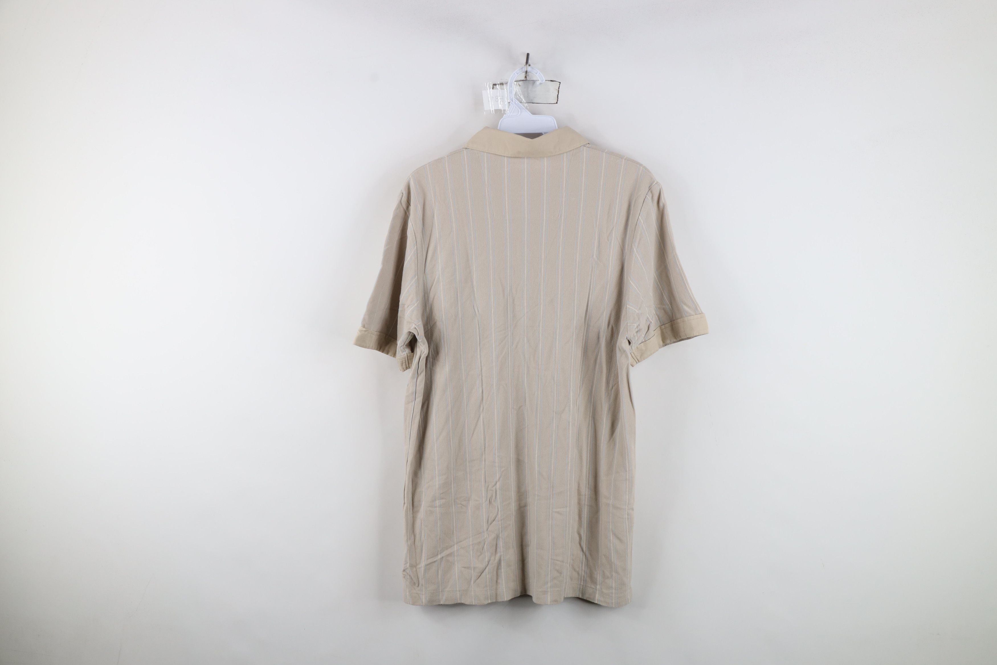 Vintage Vintage Streetwear Cotton Striped Button Down Polo Shirt Size US L / EU 52-54 / 3 - 10 Thumbnail