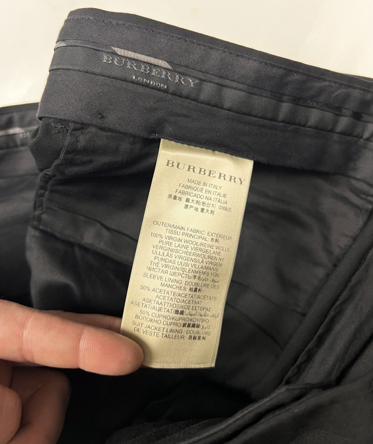 Burberry London Wool Classic Pants