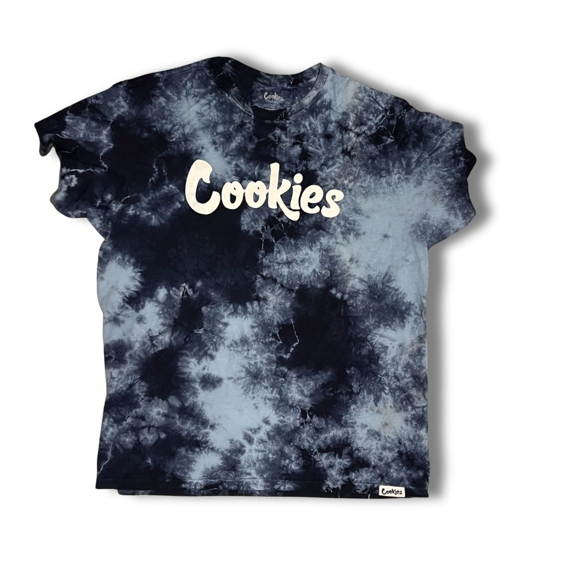 Cookies Cookies SF Original Logo Tie-Dye T-Shirt XXXL Navy/White 100 Size US XXL / EU 58 / 5 - 2 Thumbnail