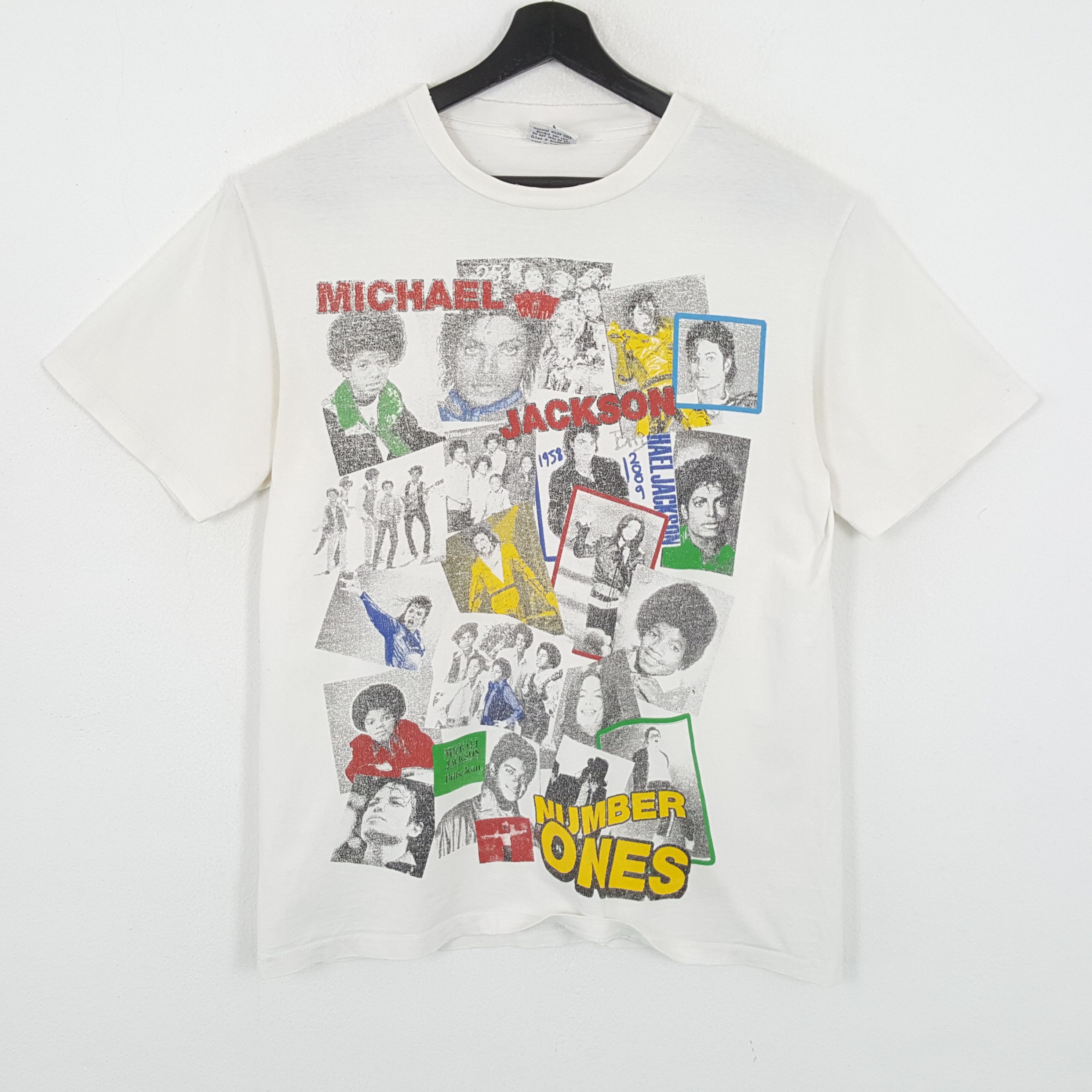 Band Tees × Michael Jackson × Vintage MICHAEL JACKSON Tshirt Singer Music Phototees Style Size US L / EU 52-54 / 3 - 1 Thumbnail