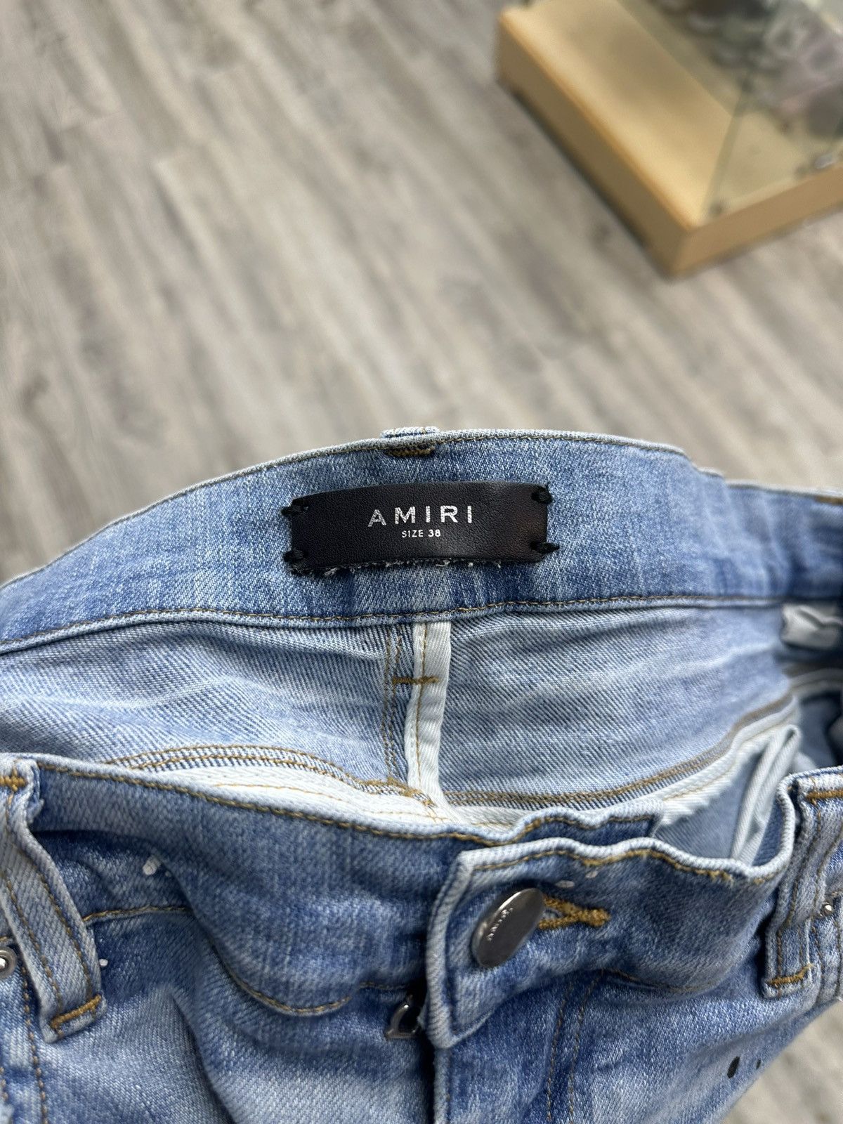 Amiri Amiri - Painted Military Patch Jeans Size US 38 / EU 54 - 6 Thumbnail