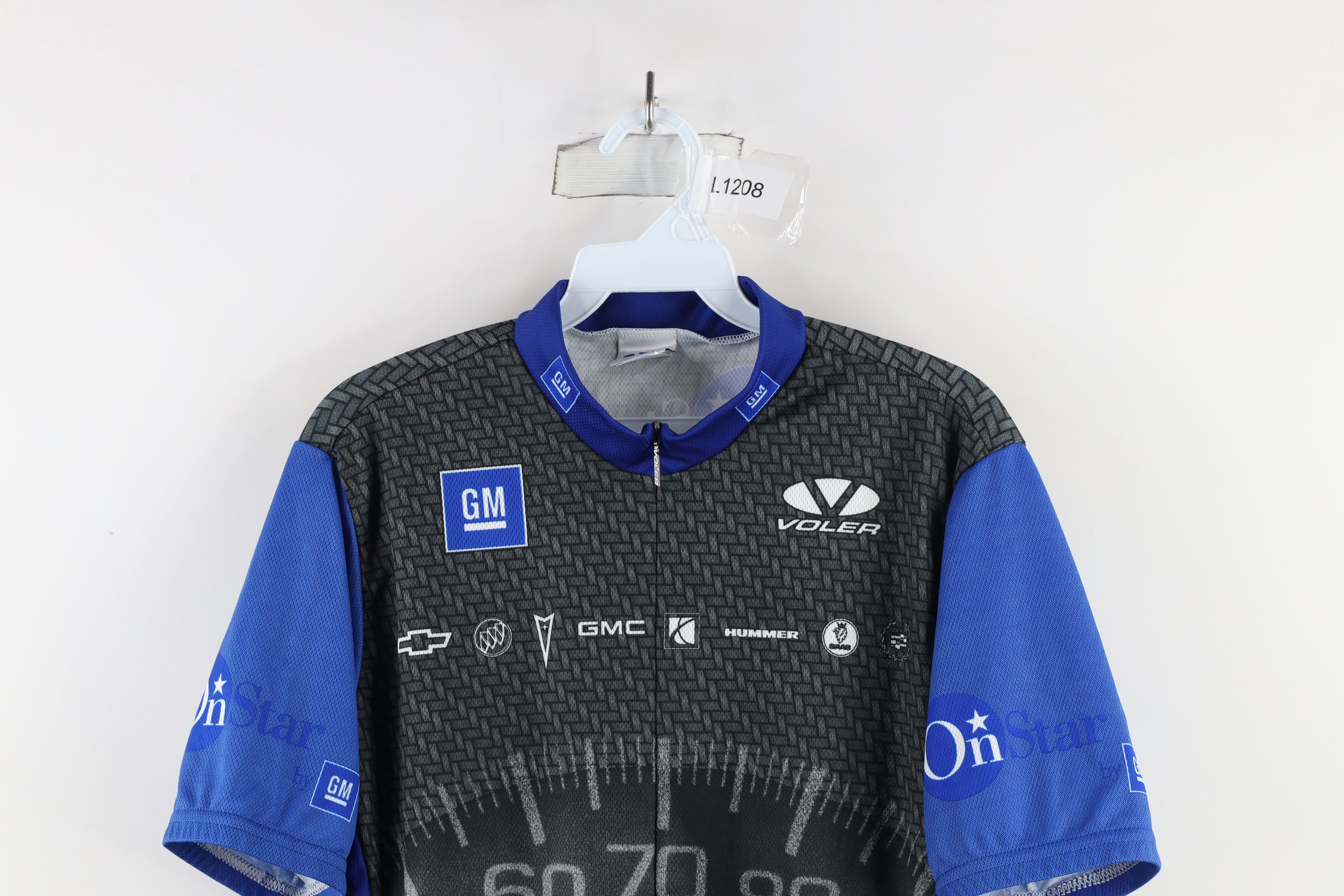 Vintage Vintage Voler Motors 3/4 Zip Bicycle Cycling Jersey USA Size US L / EU 52-54 / 3 - 2 Thumbnail