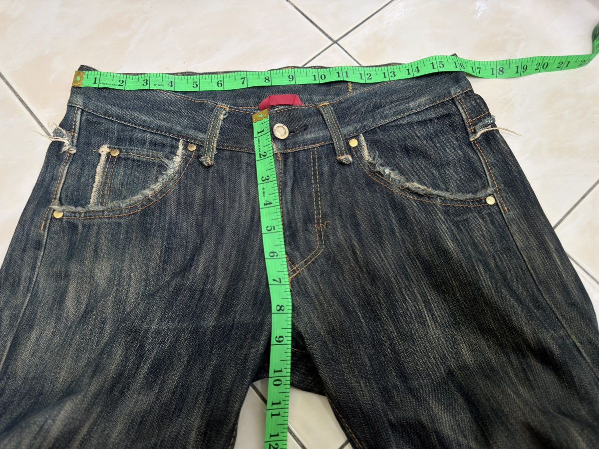 Edwin Flared EDWIN 503 Distressed Style V Pocket Denim Jeans Size US 31 - 16 Thumbnail