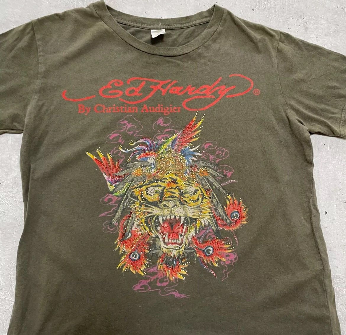 Ed Hardy × Vintage ed hardy t shirt vintage Yk2 Printed woman's Size M / US 6-8 / IT 42-44 - 2 Thumbnail