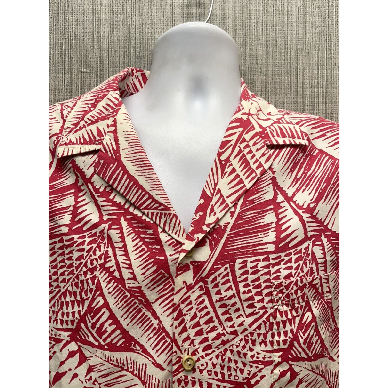Tori Richard VTG Tori Richard Hawiian Pink/White Short Sleeve Button Down Shirt Mens L Size US L / EU 52-54 / 3 - 2 Thumbnail