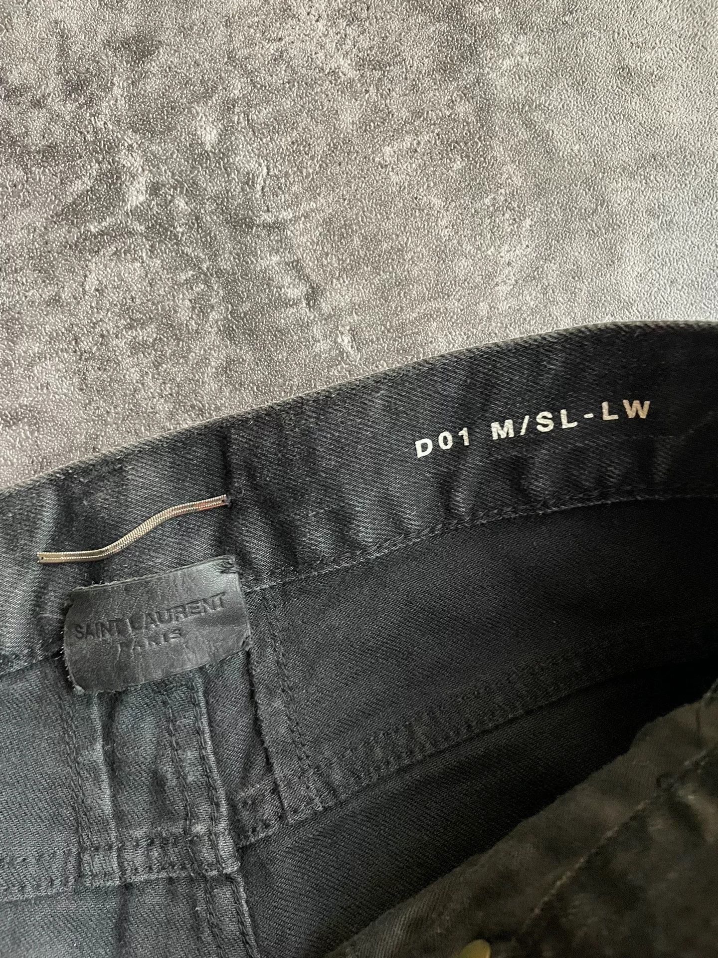 Saint Laurent Paris Saint Laurent SLP15 Straight Leg Denim Pants. Size US 29 - 3 Thumbnail