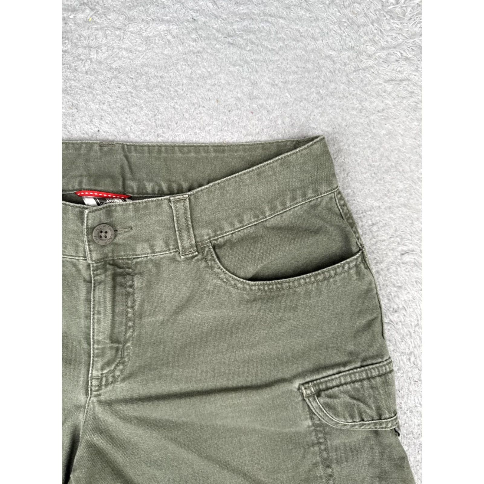 The North Face The North Face Cargo Shorts Womens 6 Green Duck Twill Nylon Pockets Hiking Outdoor Casual Size 28" / US 6 / IT 42 - 5 Thumbnail