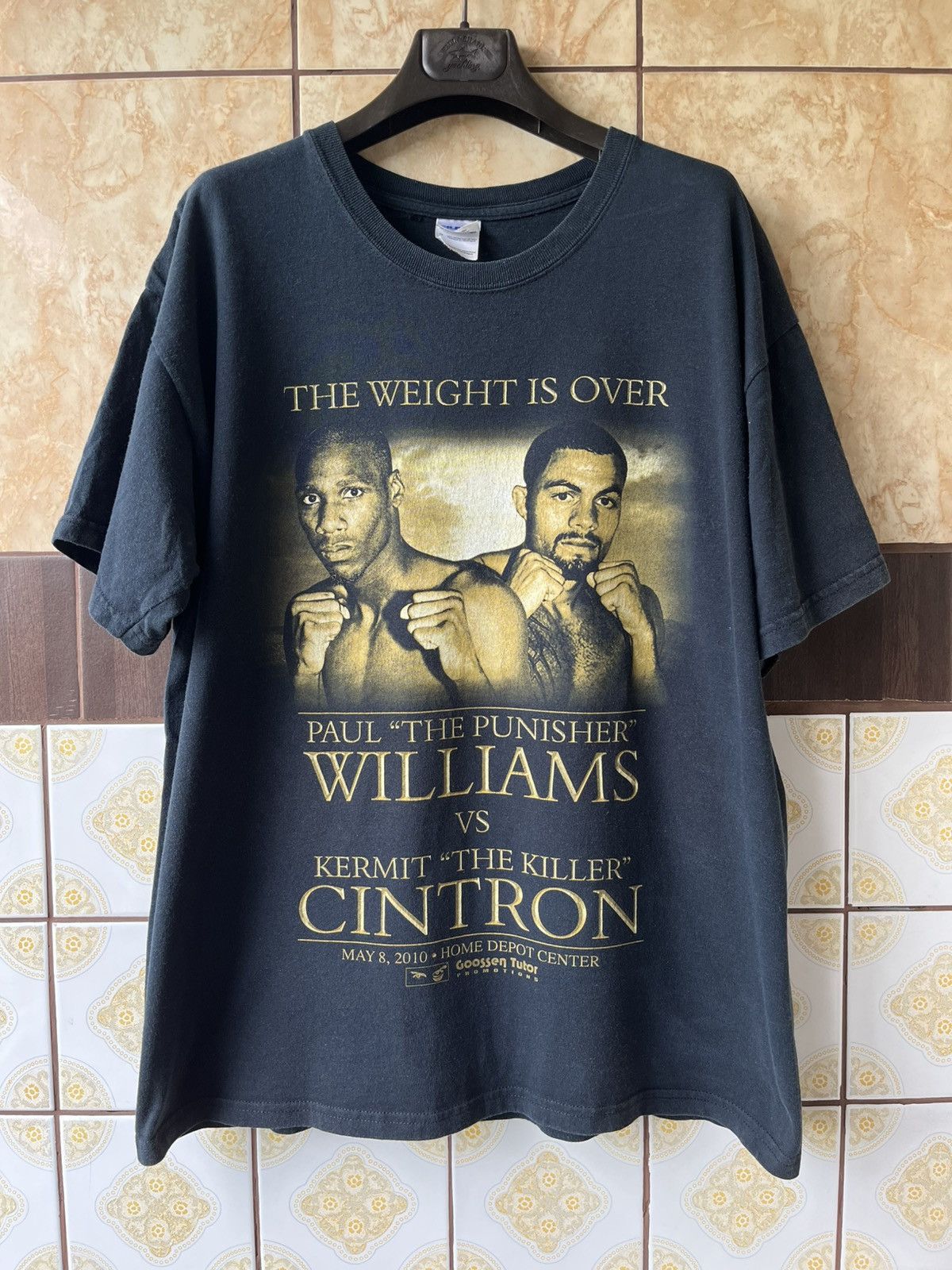 Gildan Boxing Paul Williams vs Kermit Cintron May 2010 Size US L / EU 52-54 / 3 - 1 Thumbnail