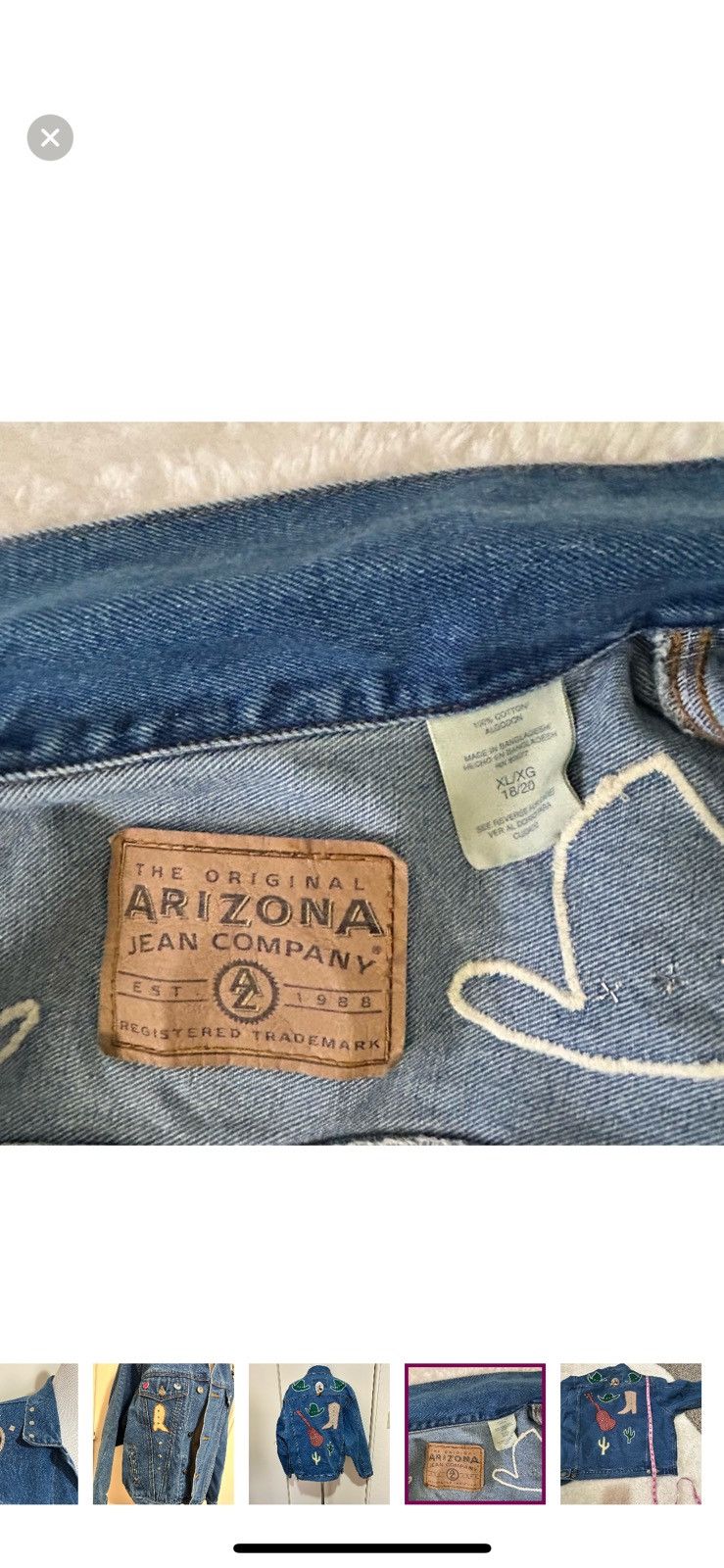 Arizona Jean Co. Arizona Jean company XL cowboy southwest embroidered jacket Size XL / US 12-14 / IT 48-50 - 8 Thumbnail