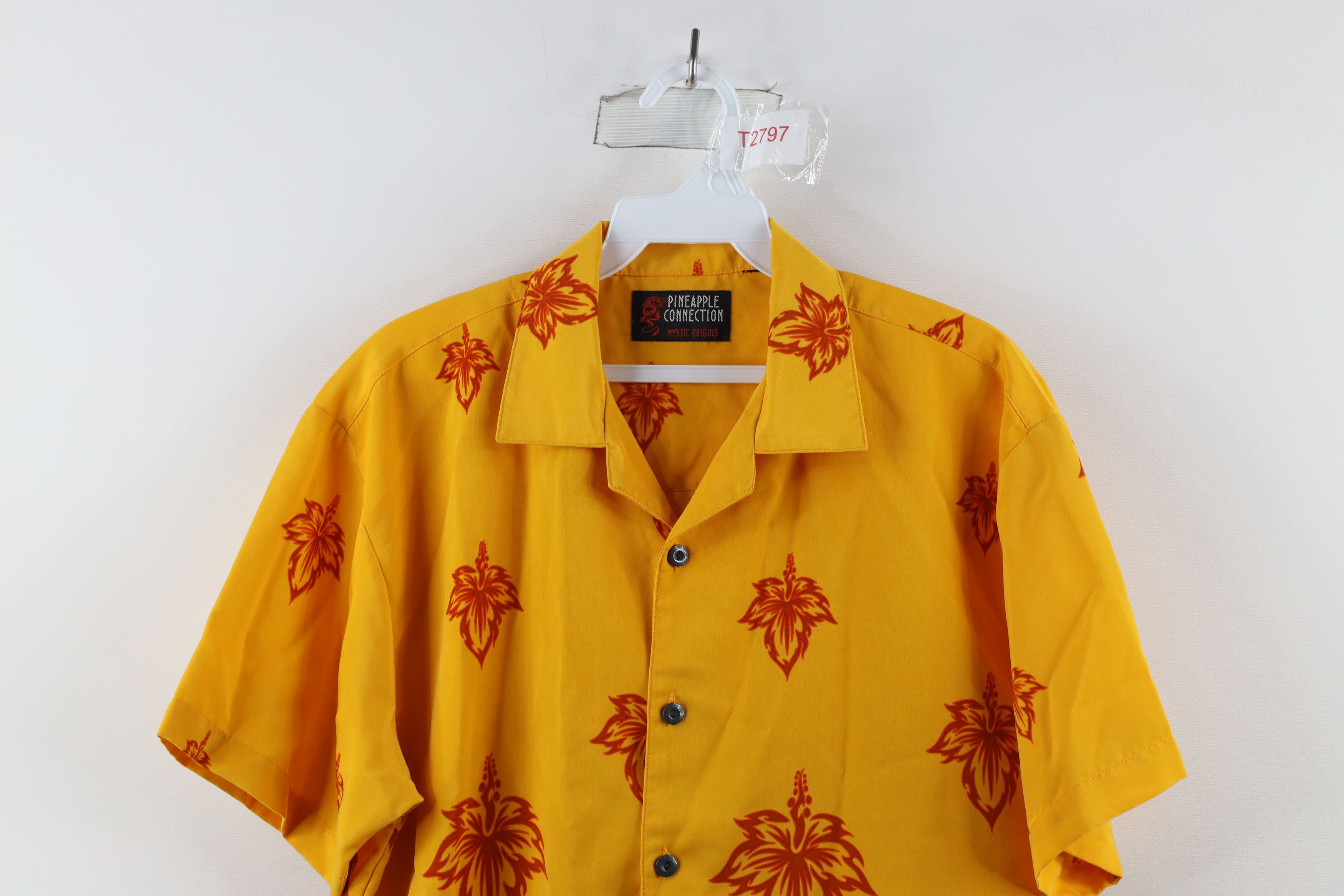 Vintage Vintage 90s Streetwear Fire Camp Collared Button Shirt Size US S / EU 44-46 / 1 - 2 Thumbnail