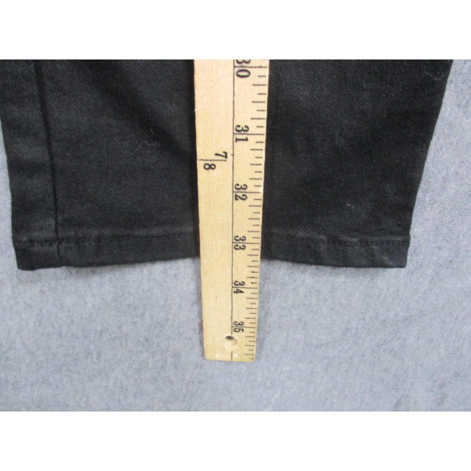 Vintage Smoke Rise Jeans Mens 40x32 Black Cargo D-Ring Utility Stretch Pockets JP22607 Size US 40 / EU 56 - 6 Thumbnail