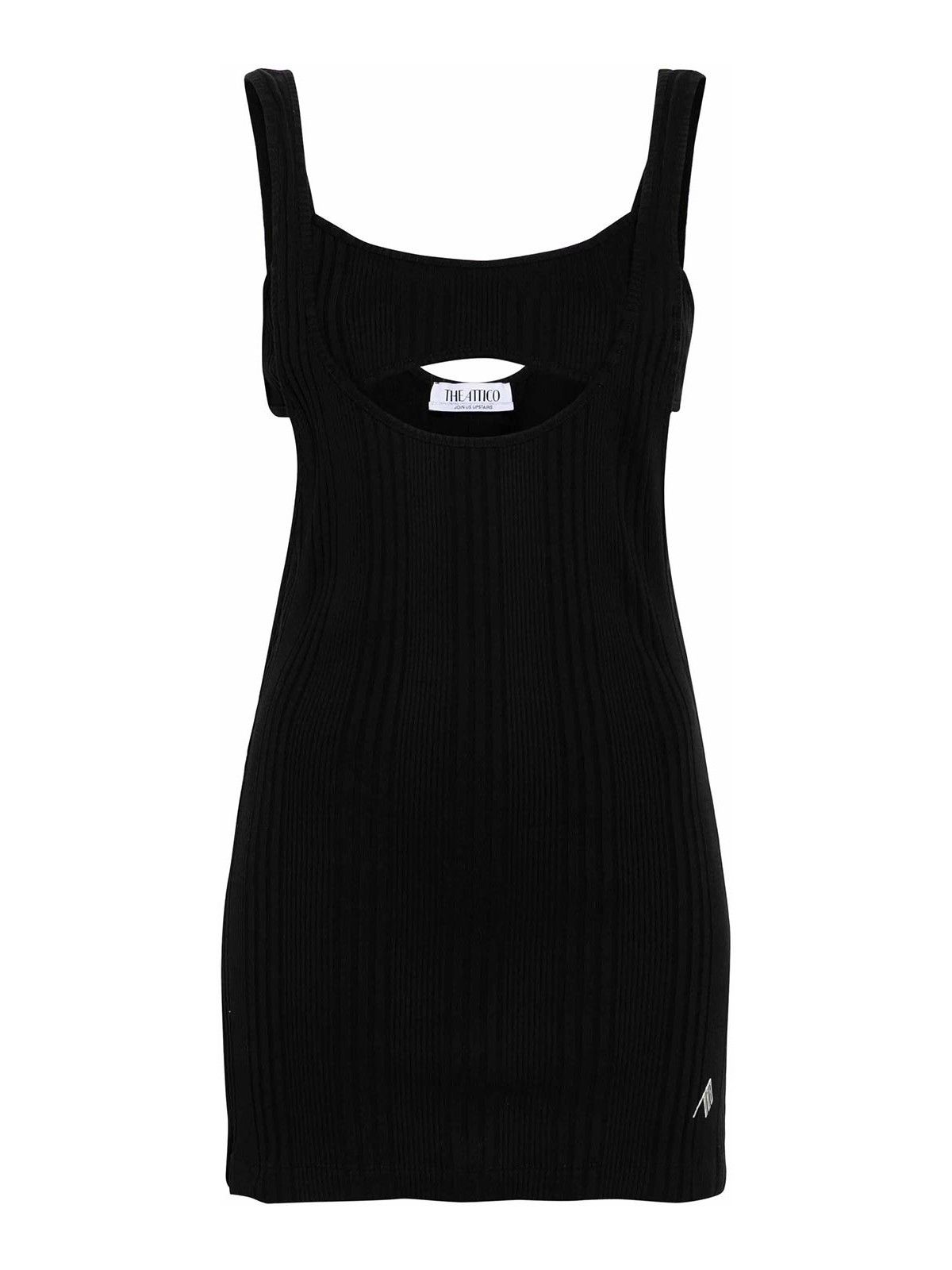 The Attico o1mle0426 Layered Tank Top in Black Size XS / US 0-2 / IT 36-38 - 1 Thumbnail