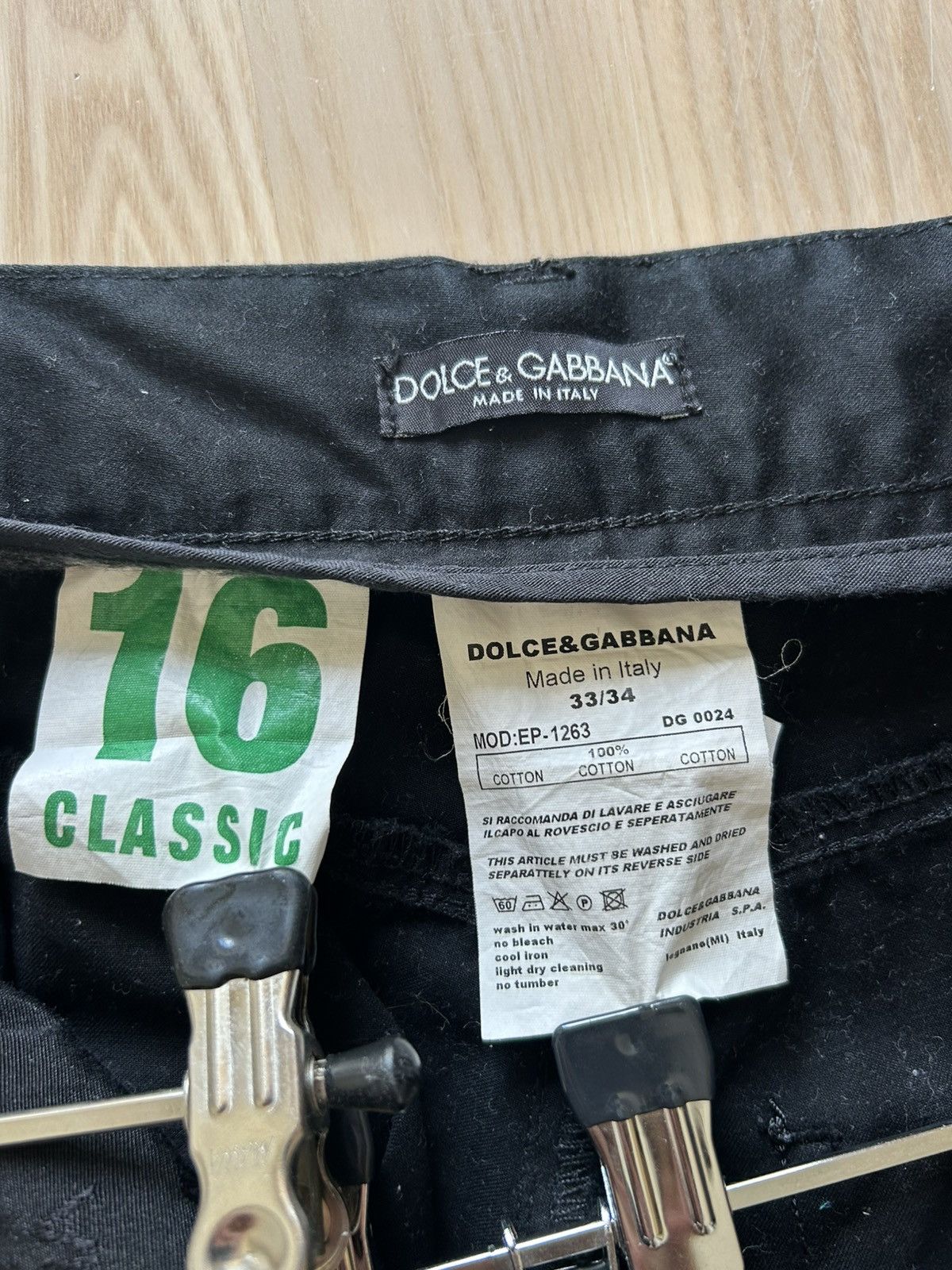 Dolce & Gabbana Dolce & Gabbana Archive Zipper Bondage Cargo Trousers Size US 33 - 12 Thumbnail