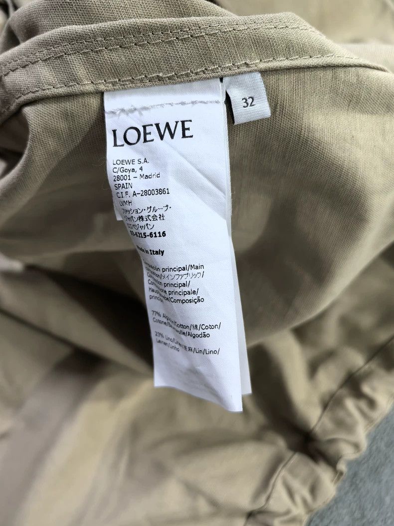 Loewe Loewe A cotton and linen overcoat with a hooded pike coat Size 4XL / US 24-26 - 8 Thumbnail