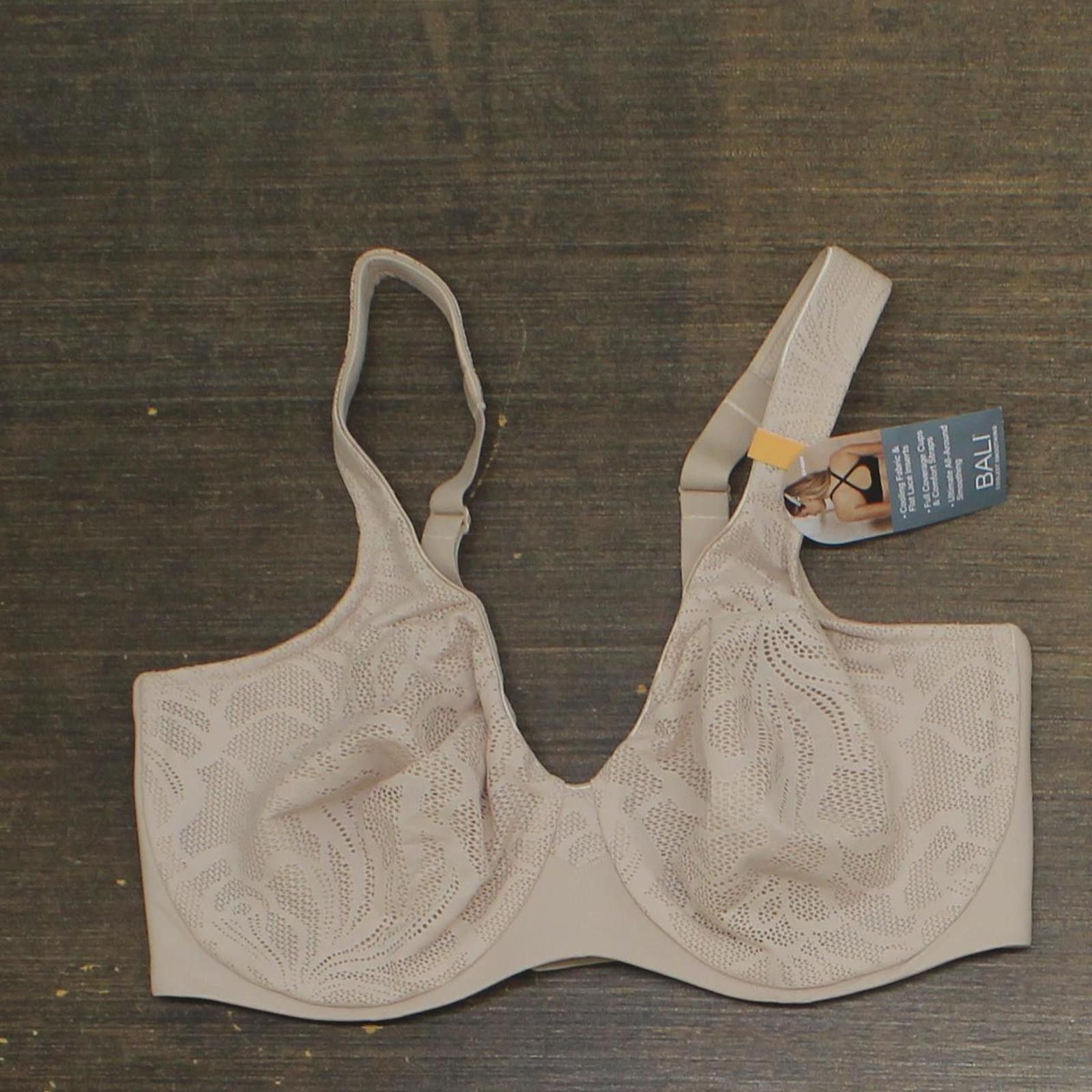 Balenciaga NWT Bali Underwire Minimizer Bra Df4584 Almond Brown 40Dd, Women's